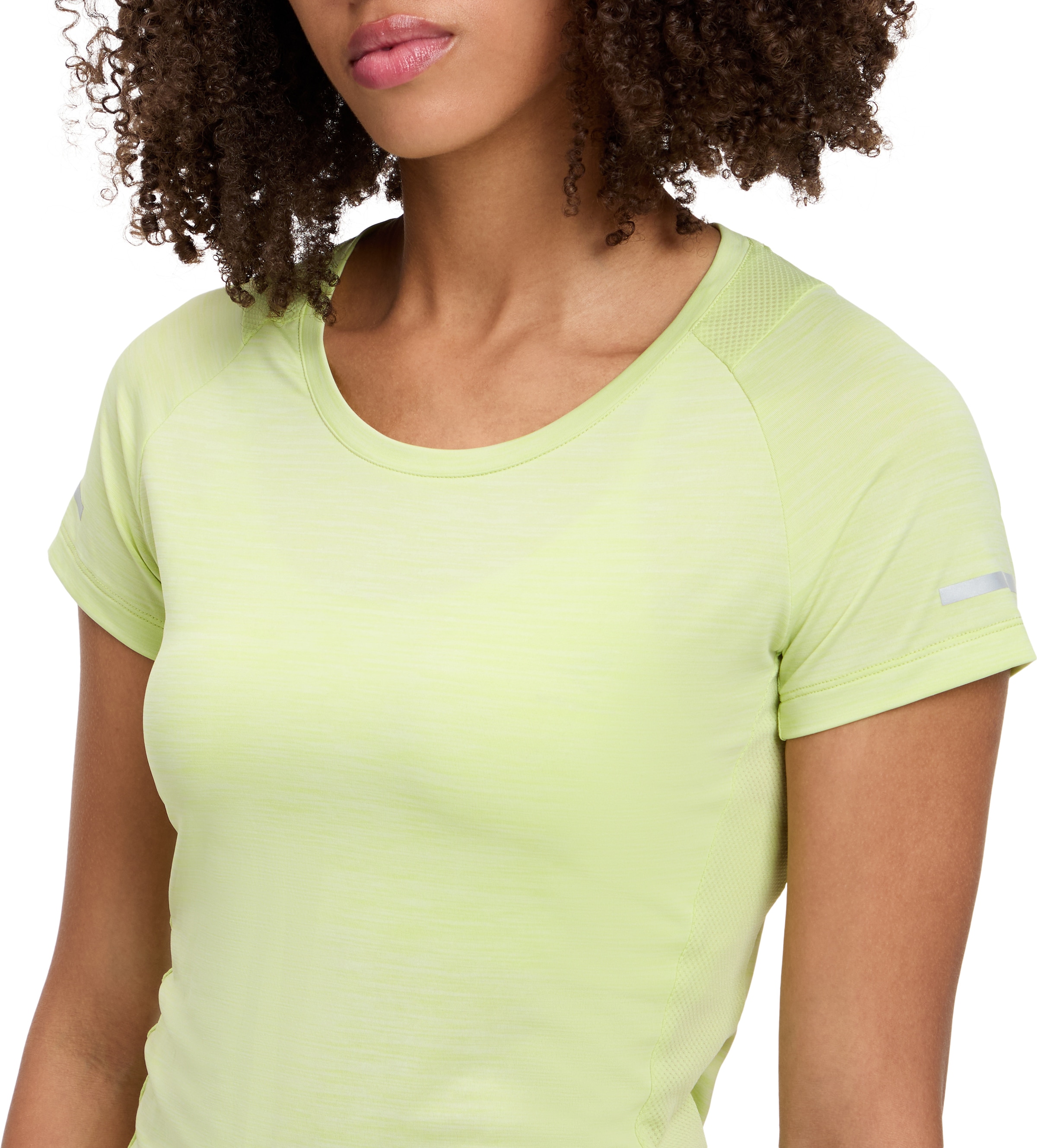 Energetics Laufshirt »DA.-T-SHIRT EVII SHORT SLEEVE W« mit reflektierenden Druckelementen, mit Flatlocknähten