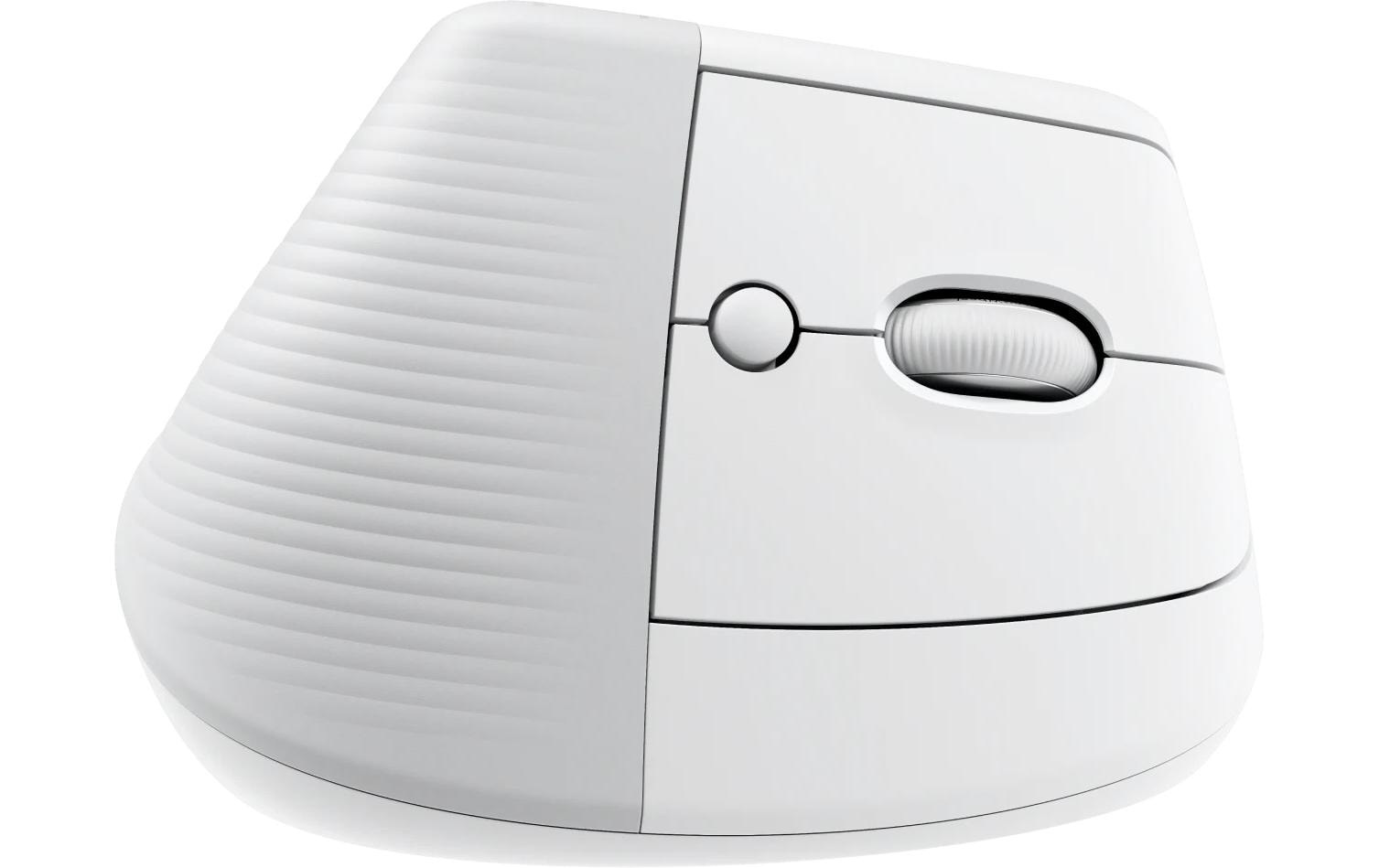 Logitech ergonomische Maus »Maus Lift Off-white« kabellos