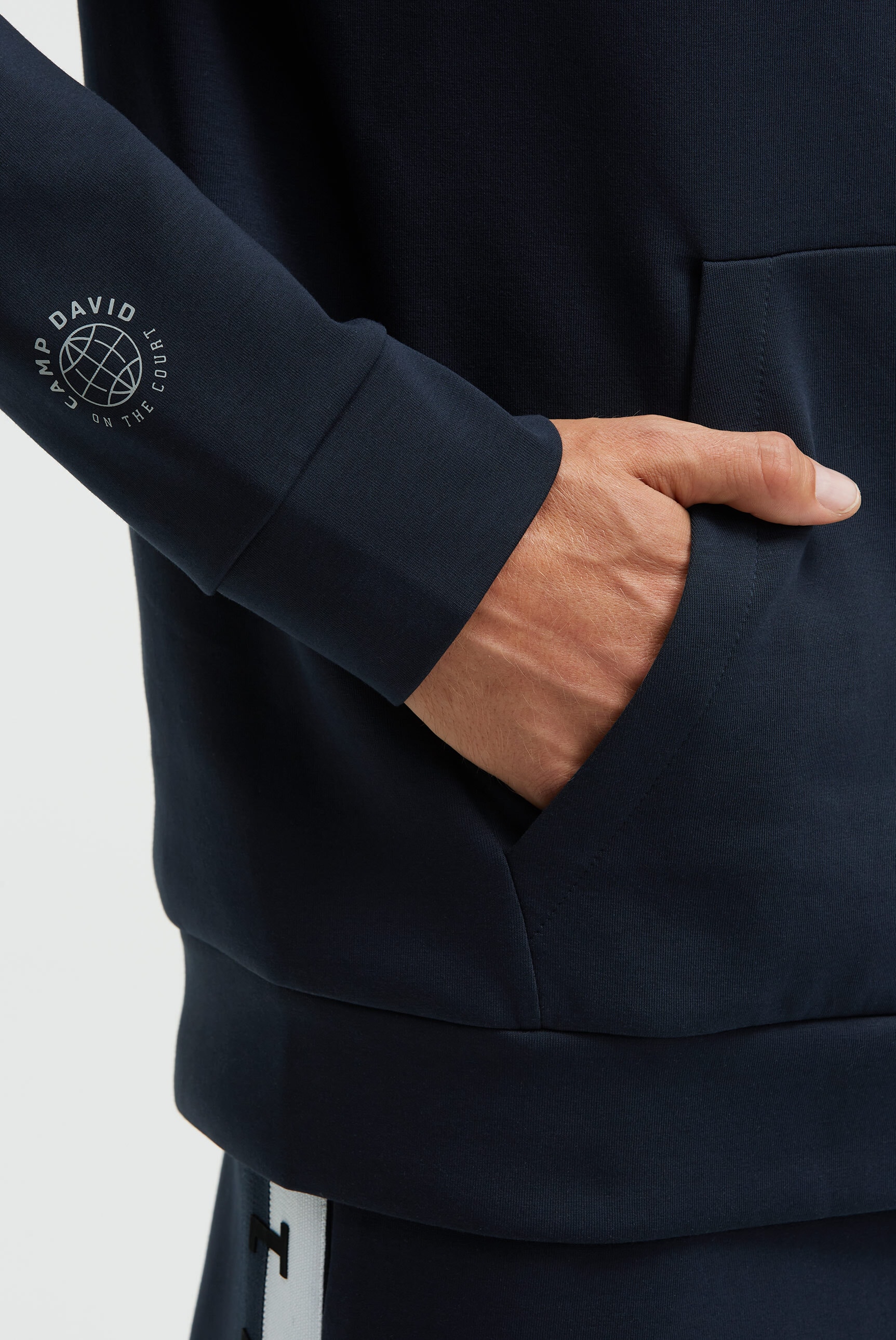 CAMP DAVID Kapuzensweatshirt , mit reflektierenden Details
