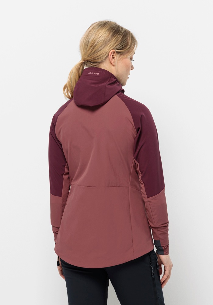 Jack Wolfskin Softshelljacke "ALPSPITZE HOODY W" mit Kapuze günstig online kaufen