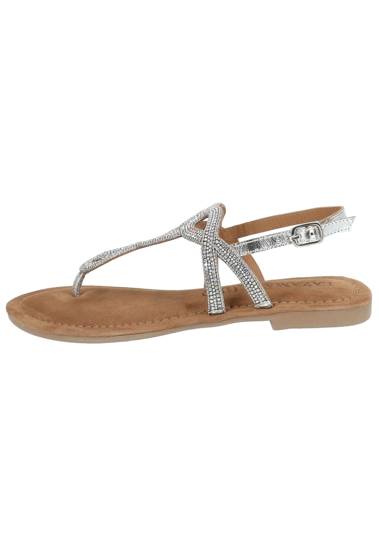 Lazamani Riemchensandale »Lazamani Sandalen Leder/Textil«