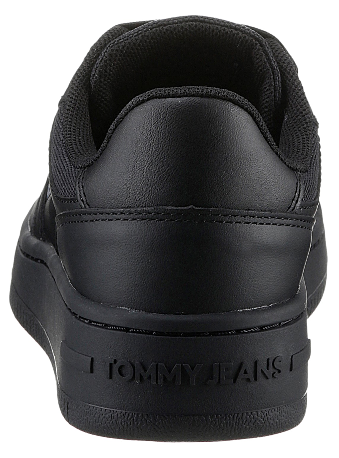 Tommy Jeans Plateausneaker »TJW RETRO BASKET ESS«, Freizeitschuh, Halbschuh, Schnürschuh mit seitlicher Logoflagge
