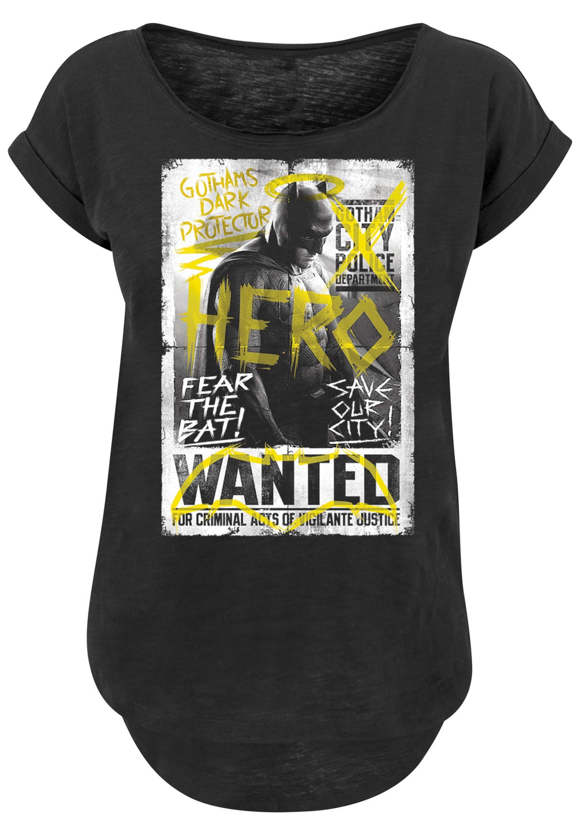 F4NT4STIC T-Shirt »DC Comics Batman vs Superman Wanted«, Print