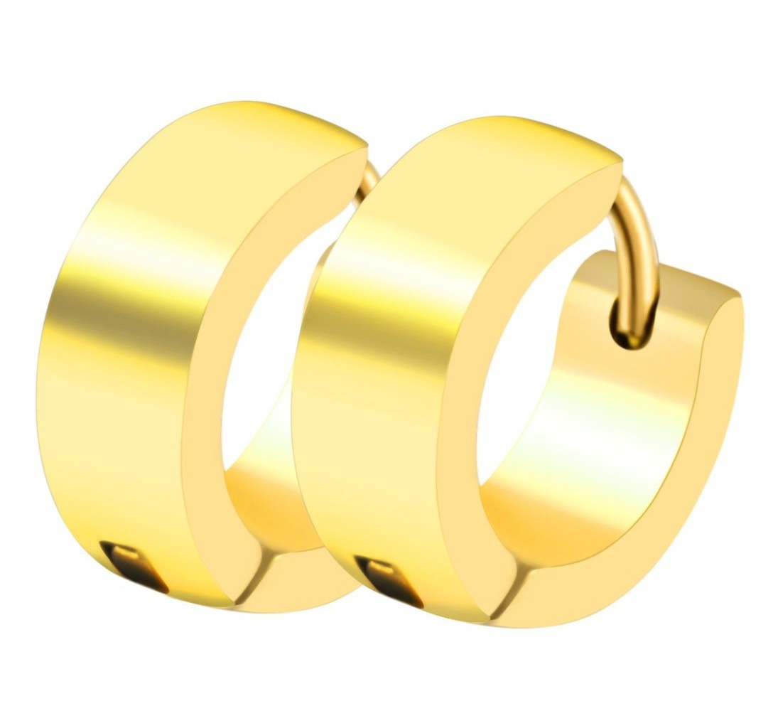 Adelia´s Klappcreolen »Damen Ohrringe – Klappcreole aus Edelstahl« Schöne Geschenkidee zum Valentinstag