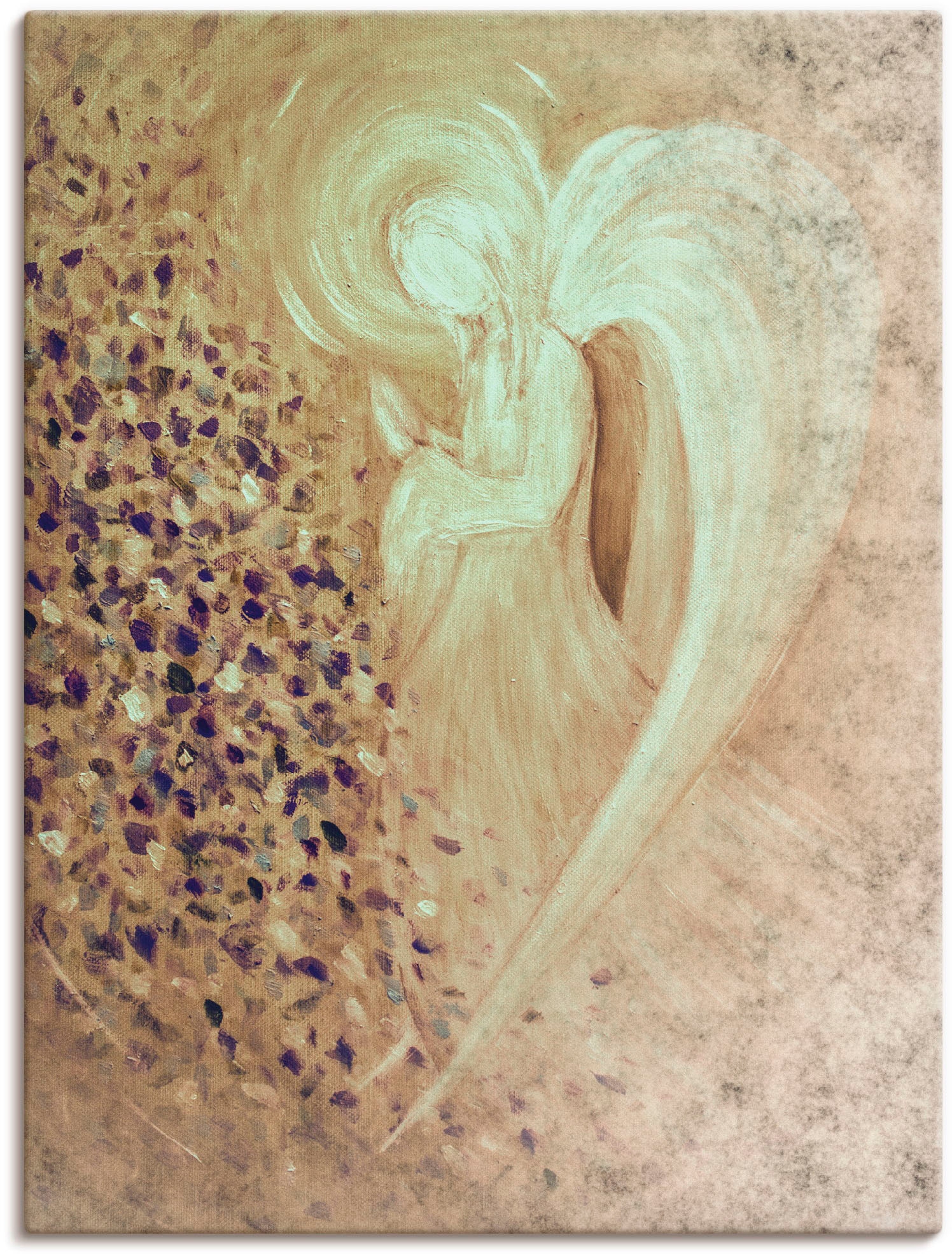 Artland Leinwandbild "Engel I" Religion 1 Stk. tlg. auf Holzrahmen gespannt günstig online kaufen