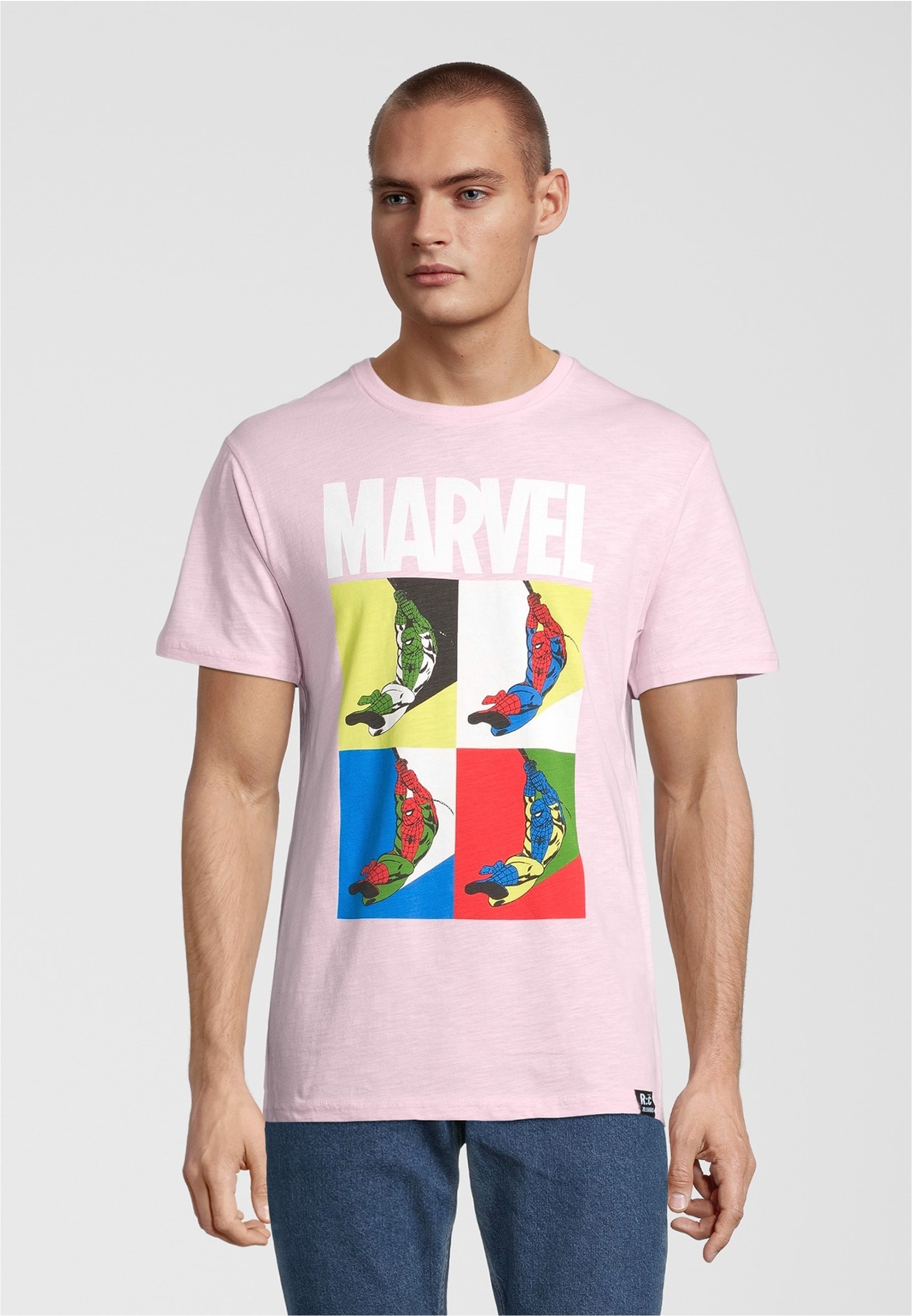 Recovered T-Shirt "Marvel Spider-Man Pop Art Pink", im zeitlosen Design günstig online kaufen