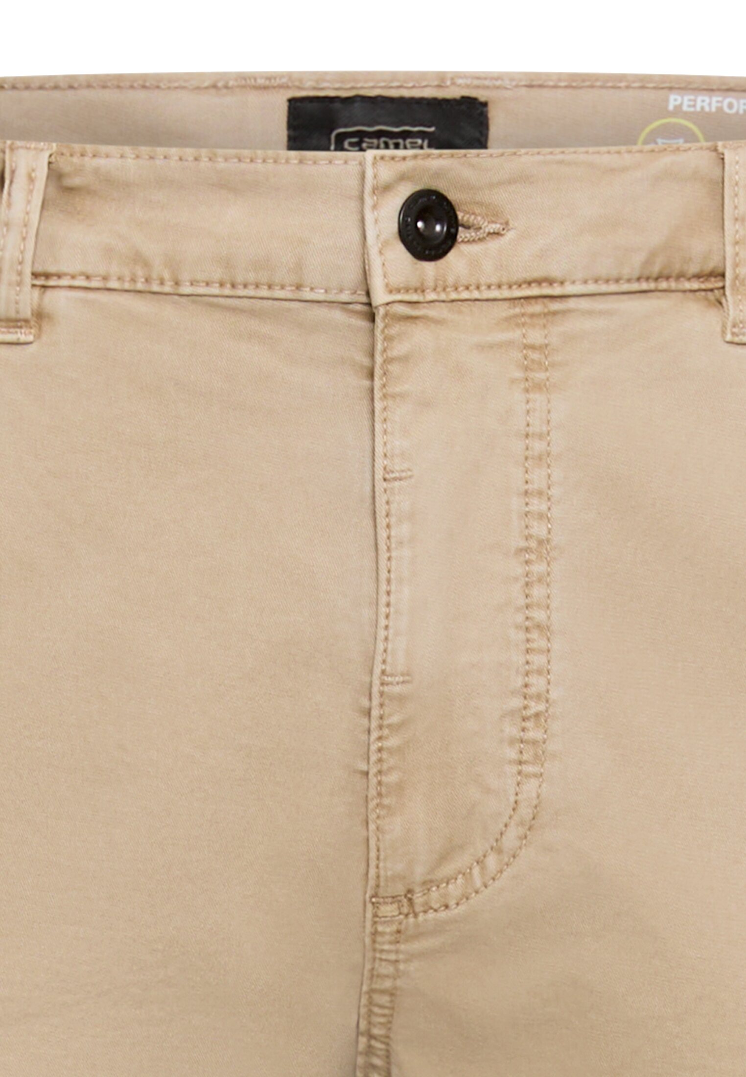 Chinohose CAMEL ACTIVE, Herren, Gr. 38, Länge 30, light beige, Web, Obermaterial: 97% Baumwolle, 3% Elasthan, unifarben, normal lang, Hosen Chinohose, mit Stretch 3
