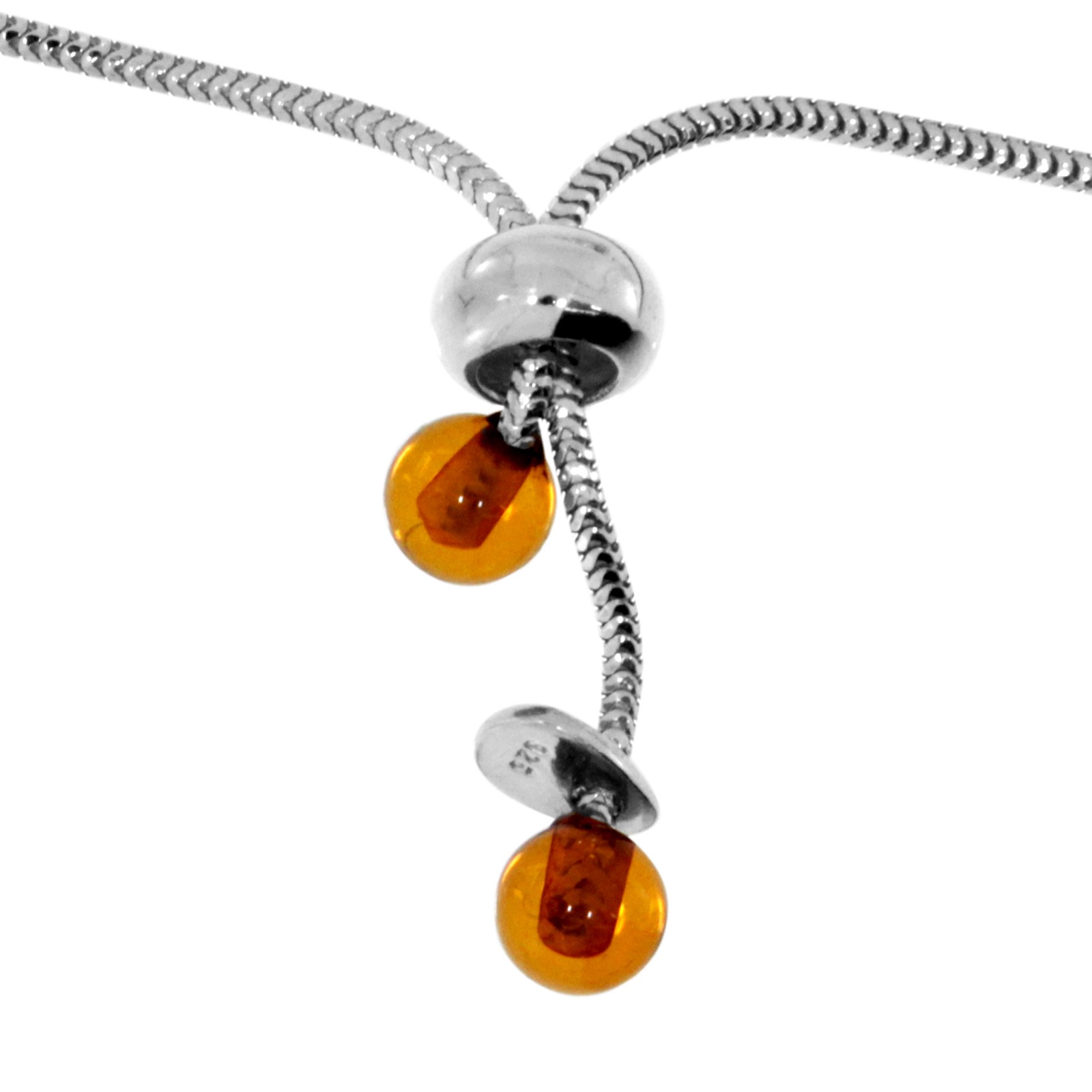 Armband OSTSEE-SCHMUCK "- Lebensbaum 16 mm - Silber 925/000 - Bernstein", silber (silber 925, silberfarben, weiß), Armbänder, Damen, Silber 925 (Sterlingsilber), Armband 6