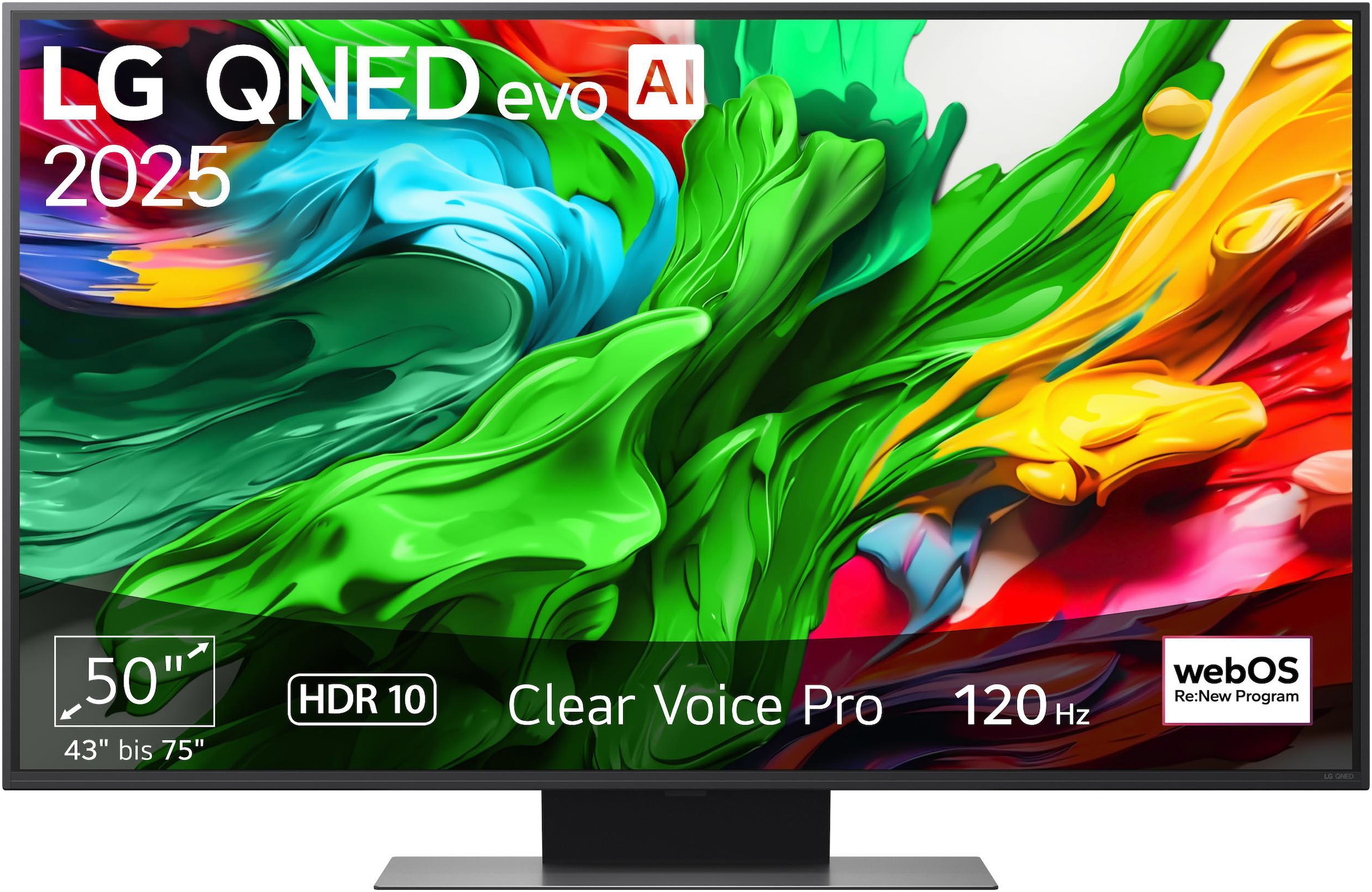 LG QNED-Fernseher "50QNED8FA6A", 50 ′′schwarz, Fernseher