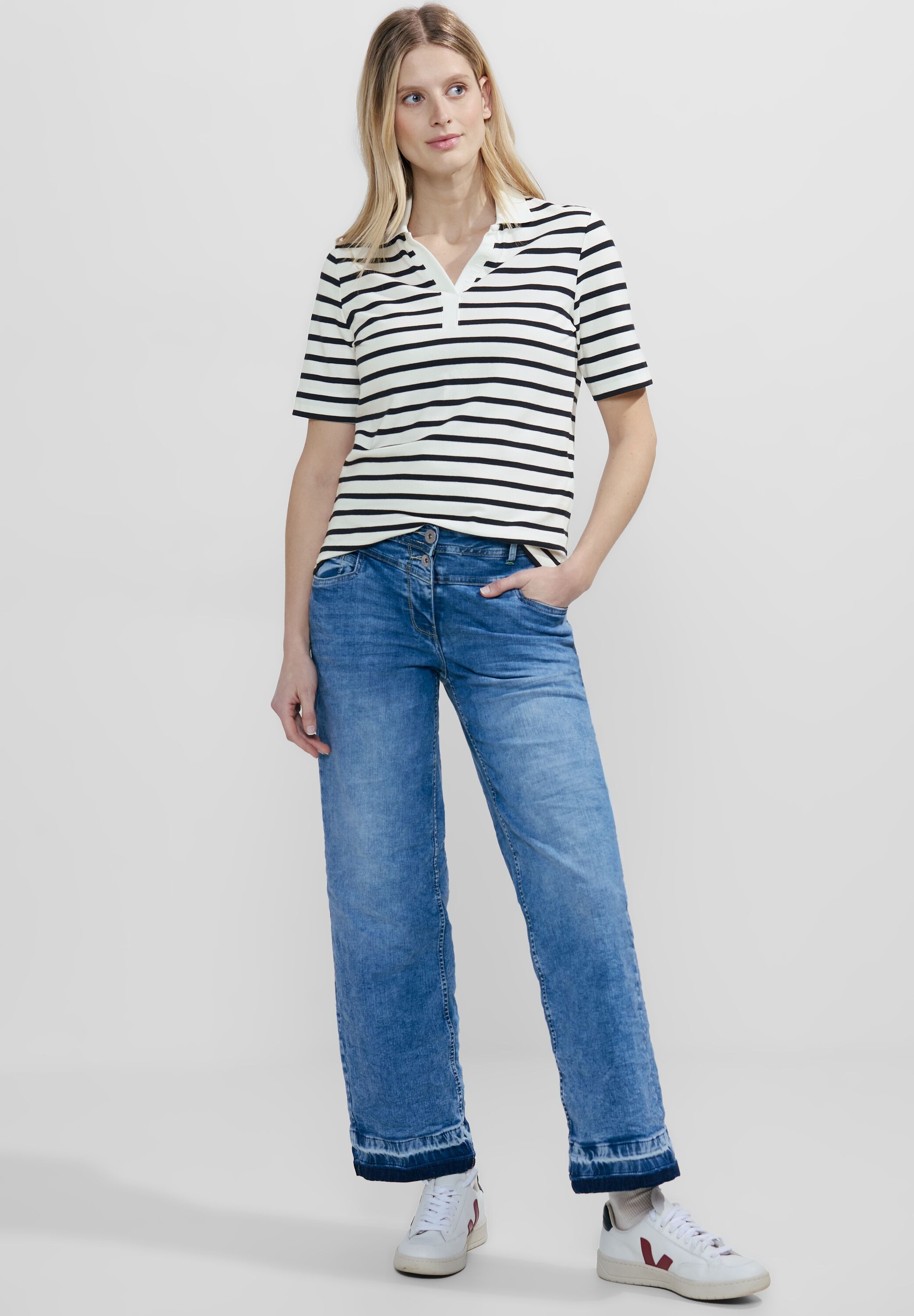 Cecil Poloshirt, im Streifen-Design