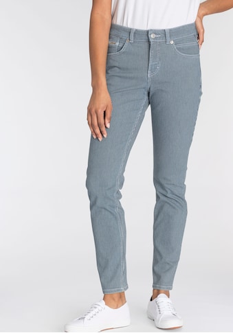 MAC Slim-fit-Jeans »Slim-Stripe«, Schmaler Schnitt allover gestreift kaufen