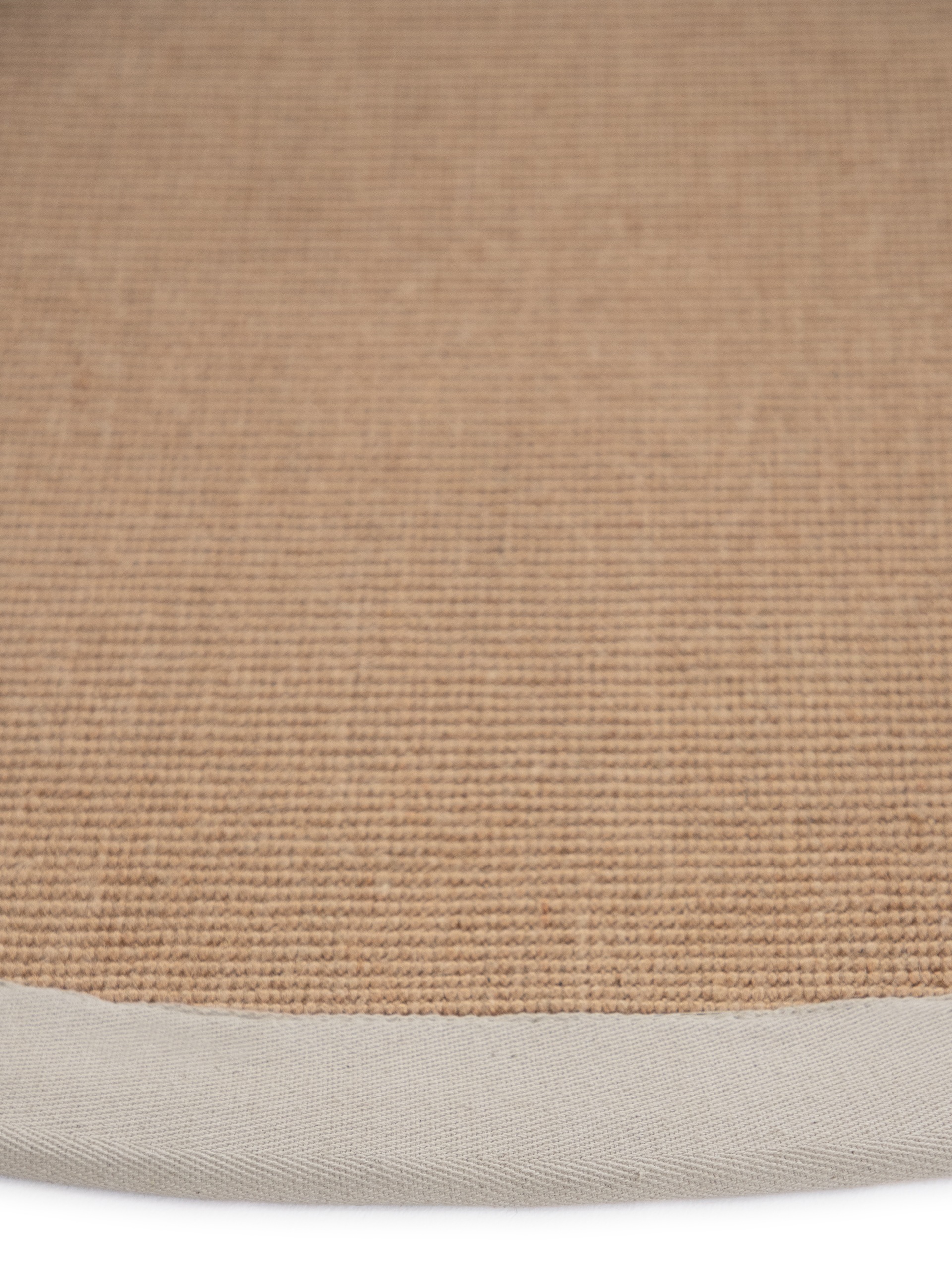 carpetfine Sisalteppich »Sisal«, rund, 5 mm Höhe, mit farbiger Bordüre, Anti-Rutsch Rückseite
