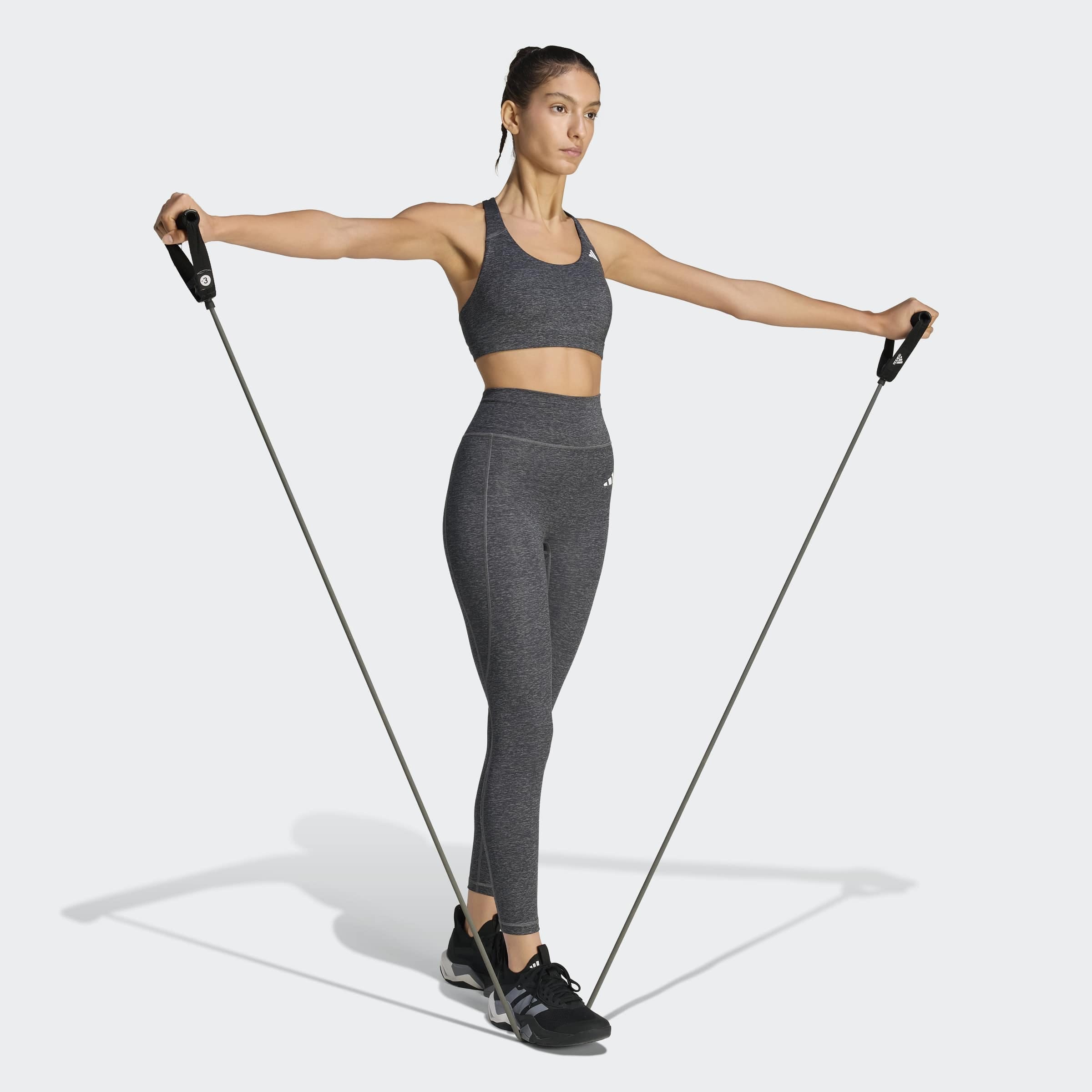 adidas Performance Trainingstights »OPTIME ESSENTIALS WORKOUT HEATHER 7/8-LEGGINGS«