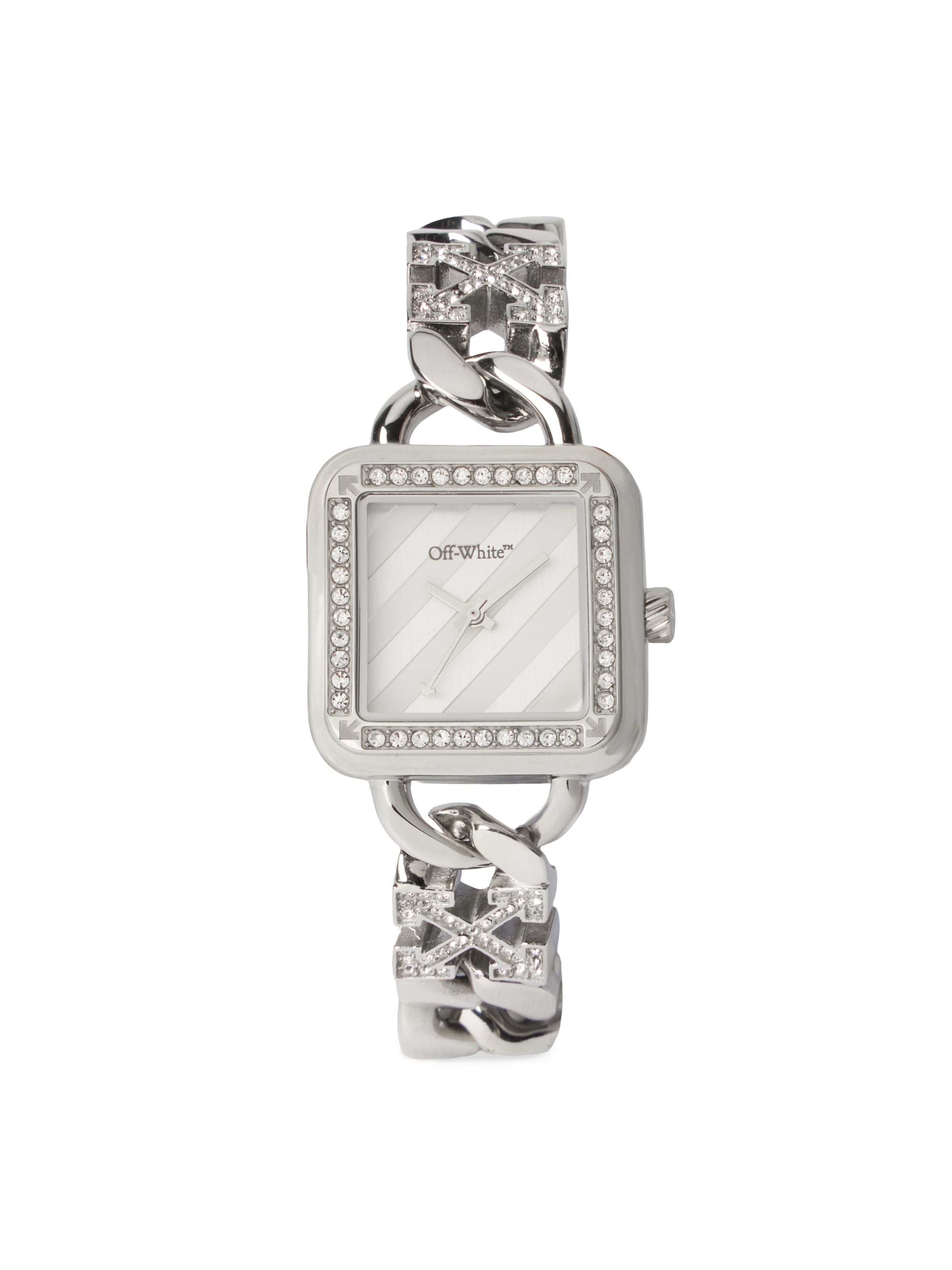 OFF-WHITE Quarzuhr »STREET BLING« Armbanduhr, Damenuhr, Edelstahlarmband, analog