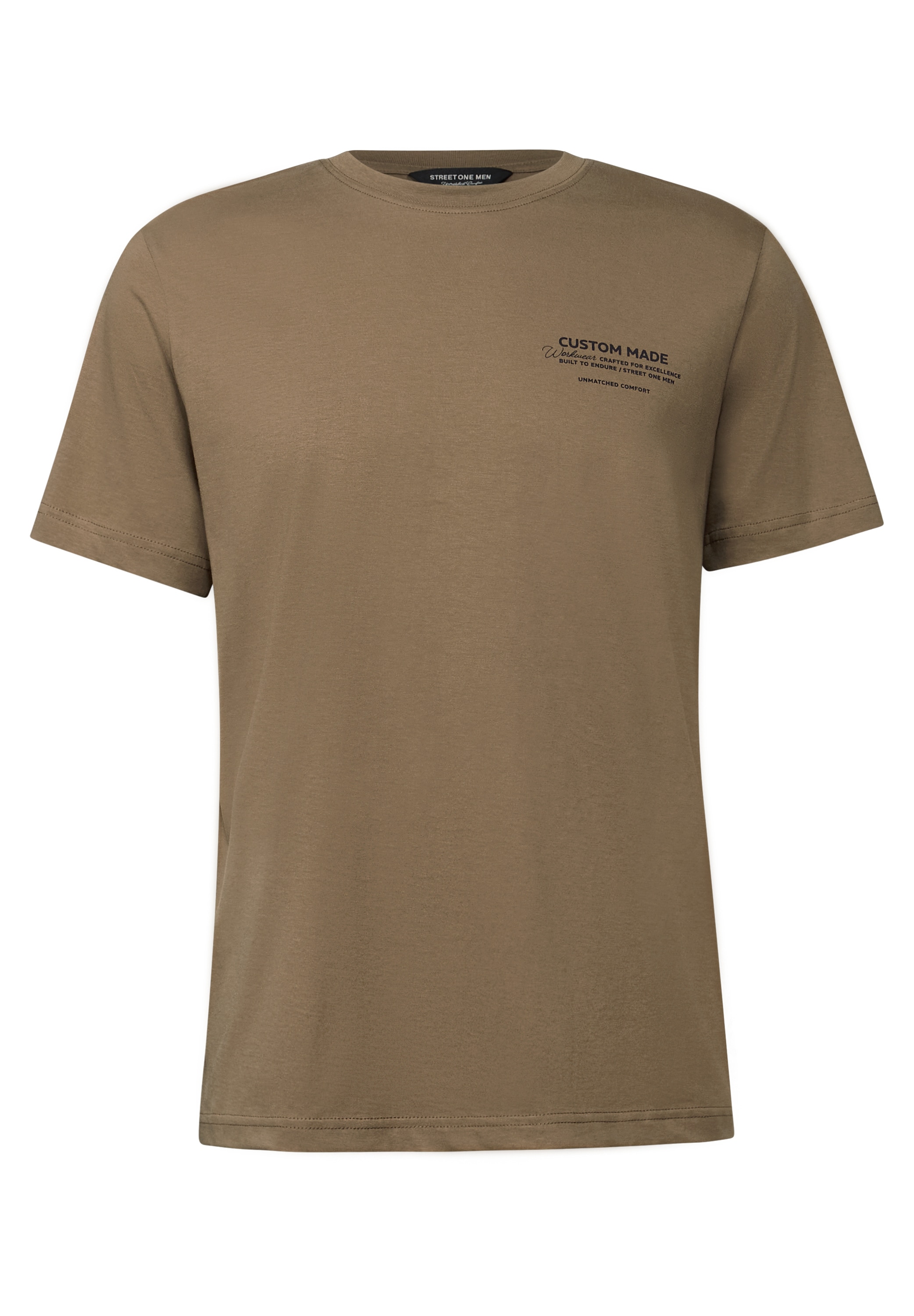 STREET ONE MEN T-Shirt, aus reiner Baumwolle