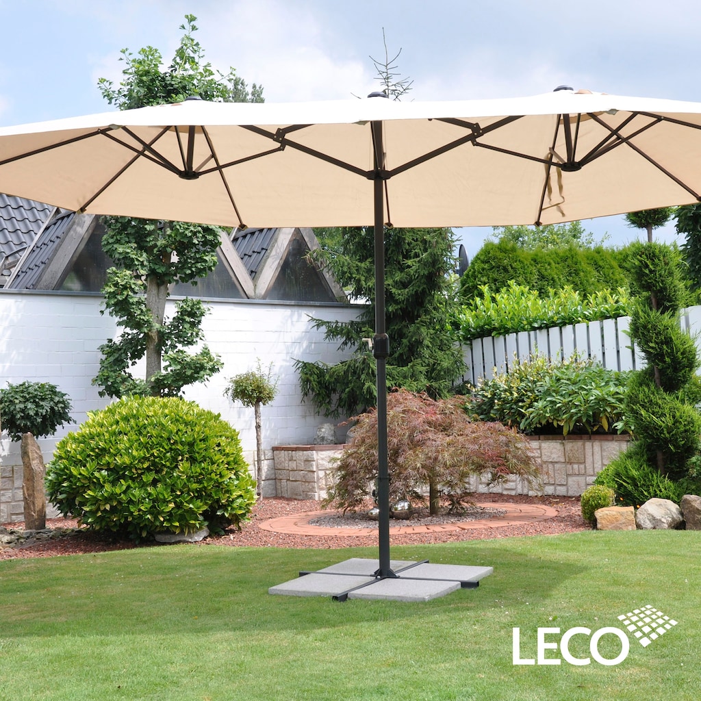 Leco Sonnenschirm »Oval-Schirm "DAS ORIGINAL" 4,6x2,7 m«