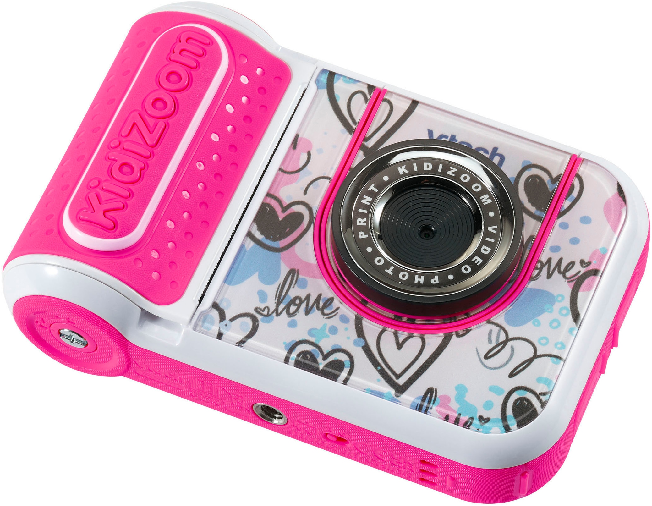 Vtech® Kinderkamera »KidiZoom Print Cam + Scrapbook Bundle«, 5 MP, mit eingebautem Thermodrucker, inkl, Thermopapier, Scrapbook + Stift