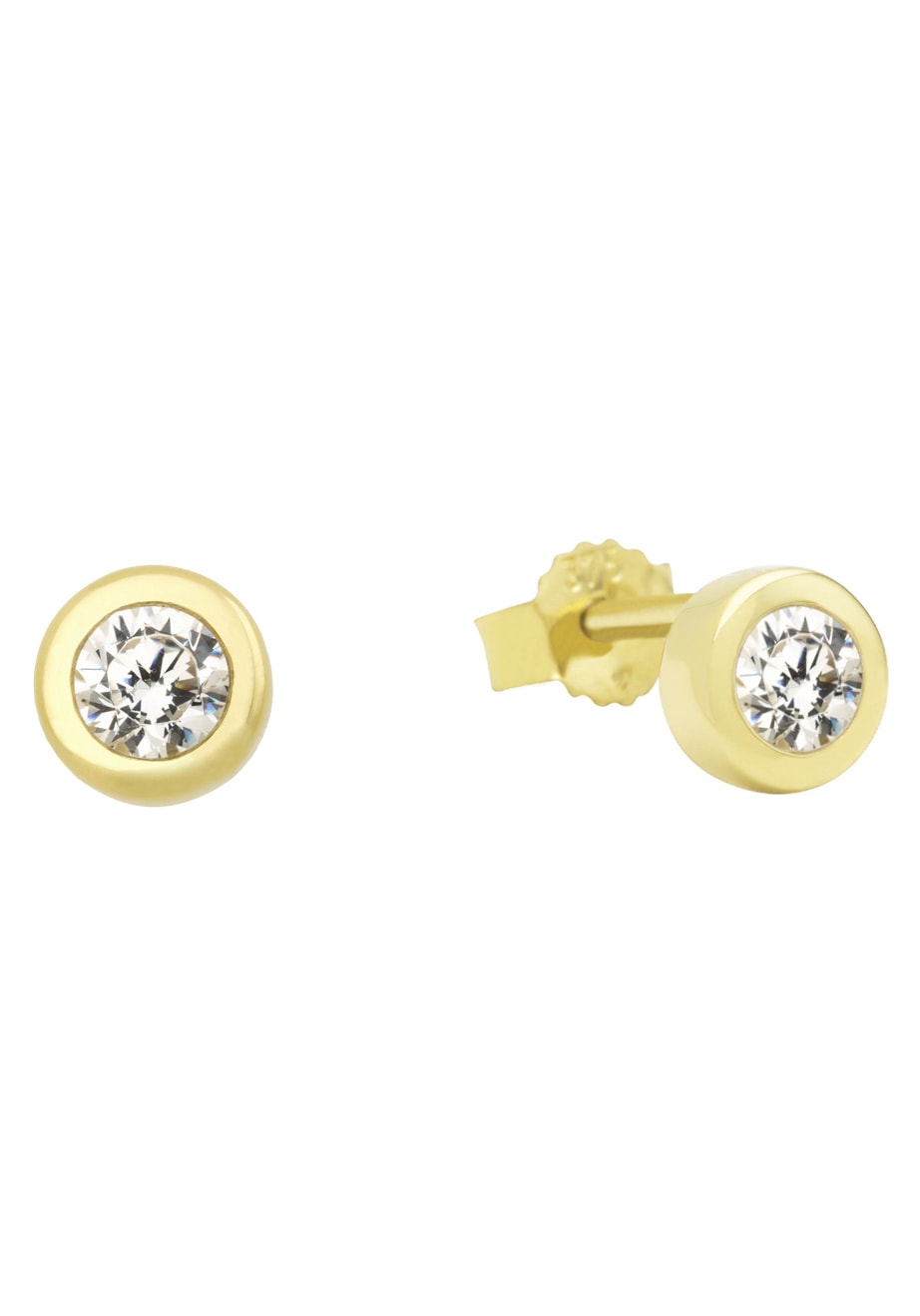 Amor Paar Ohrstecker »2013699«, Made in Germany - mit Zirkonia (synth.)