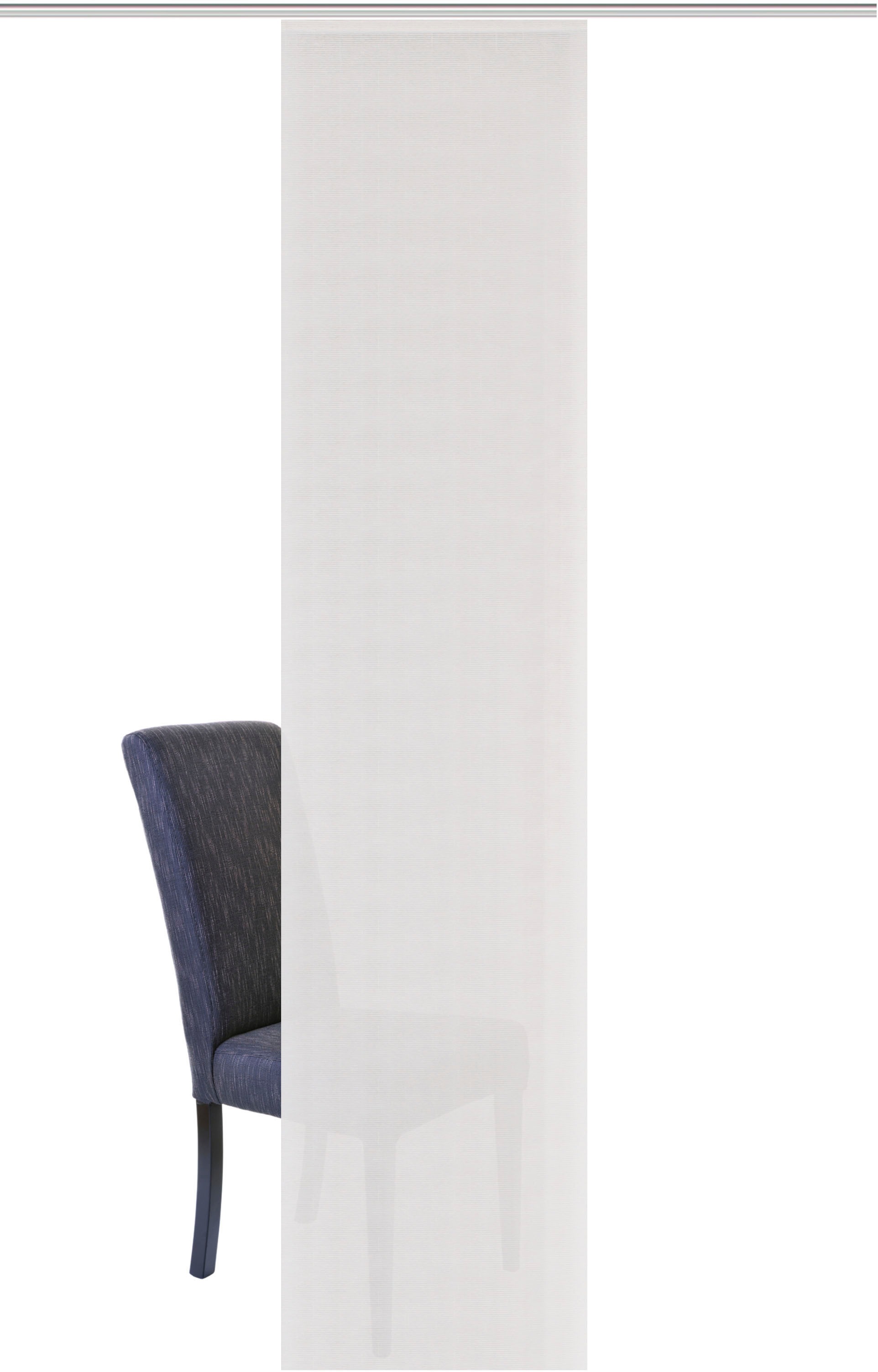 Thumbnail - HOME WOHNIDEEN Schiebegardine "BALTO" Paneelwagen 1 Stk. tlg. HxB: 245x60, Struktur Schiebevorhang