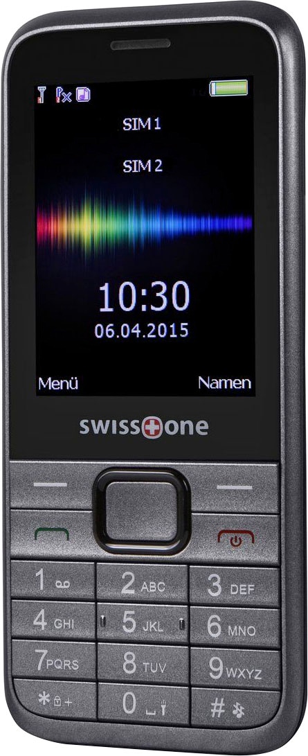 Swisstone Handy »SC 560«, dunkelgrau, 6,1 cm/2,4 Zoll, 1 MP Kamera