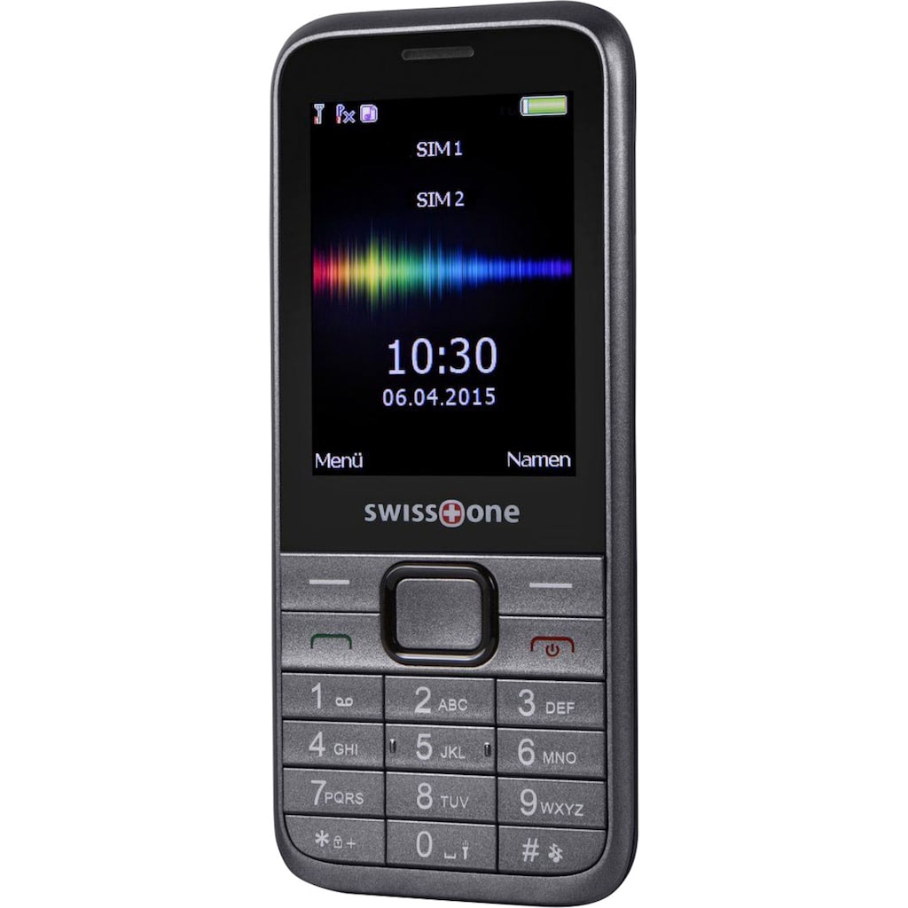 Swisstone Handy »SC 560«, dunkelgrau, 6,1 cm/2,4 Zoll, 1 MP Kamera