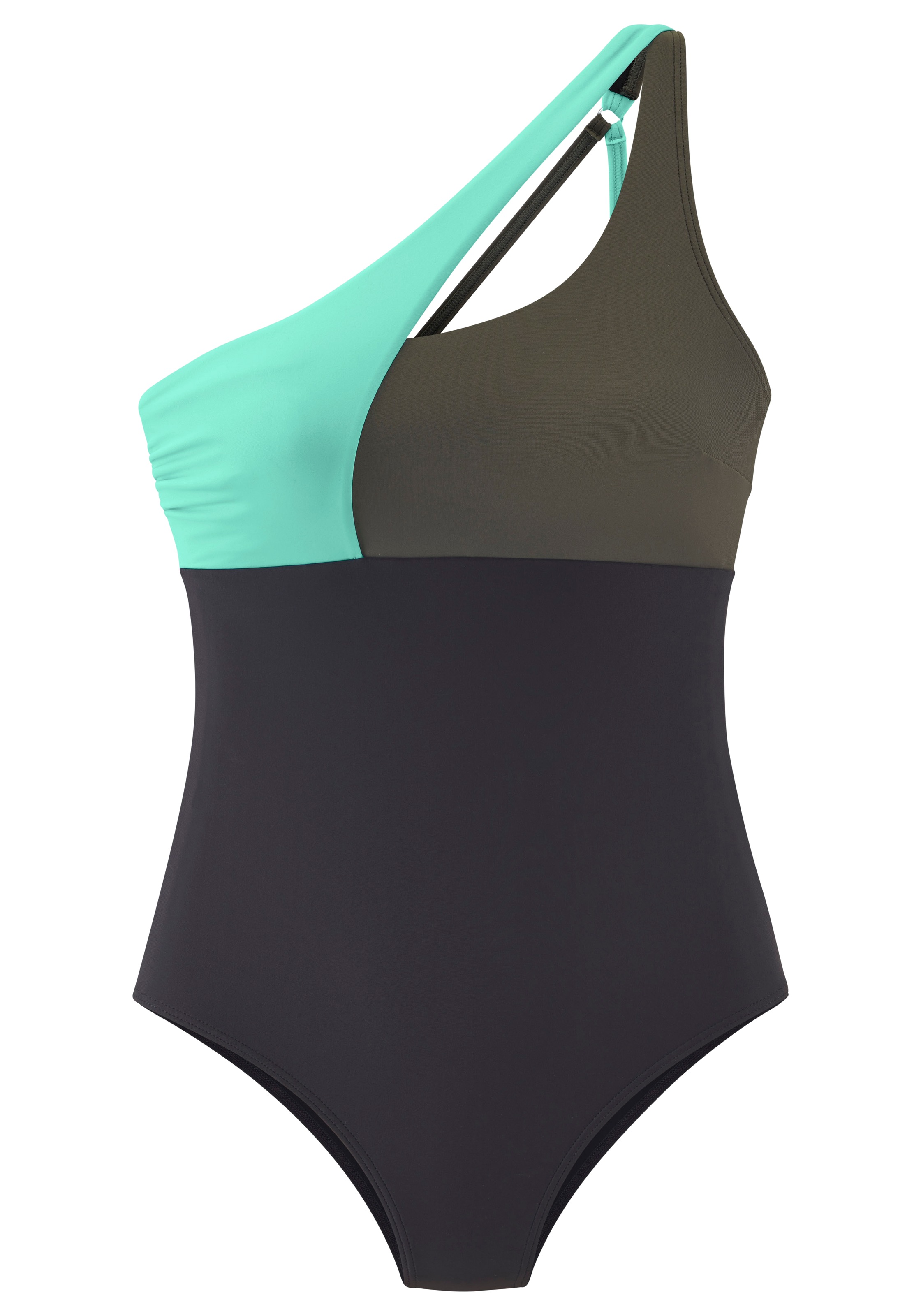 s.Oliver Badeanzug »Yella« in modischer One-Shoulder Form