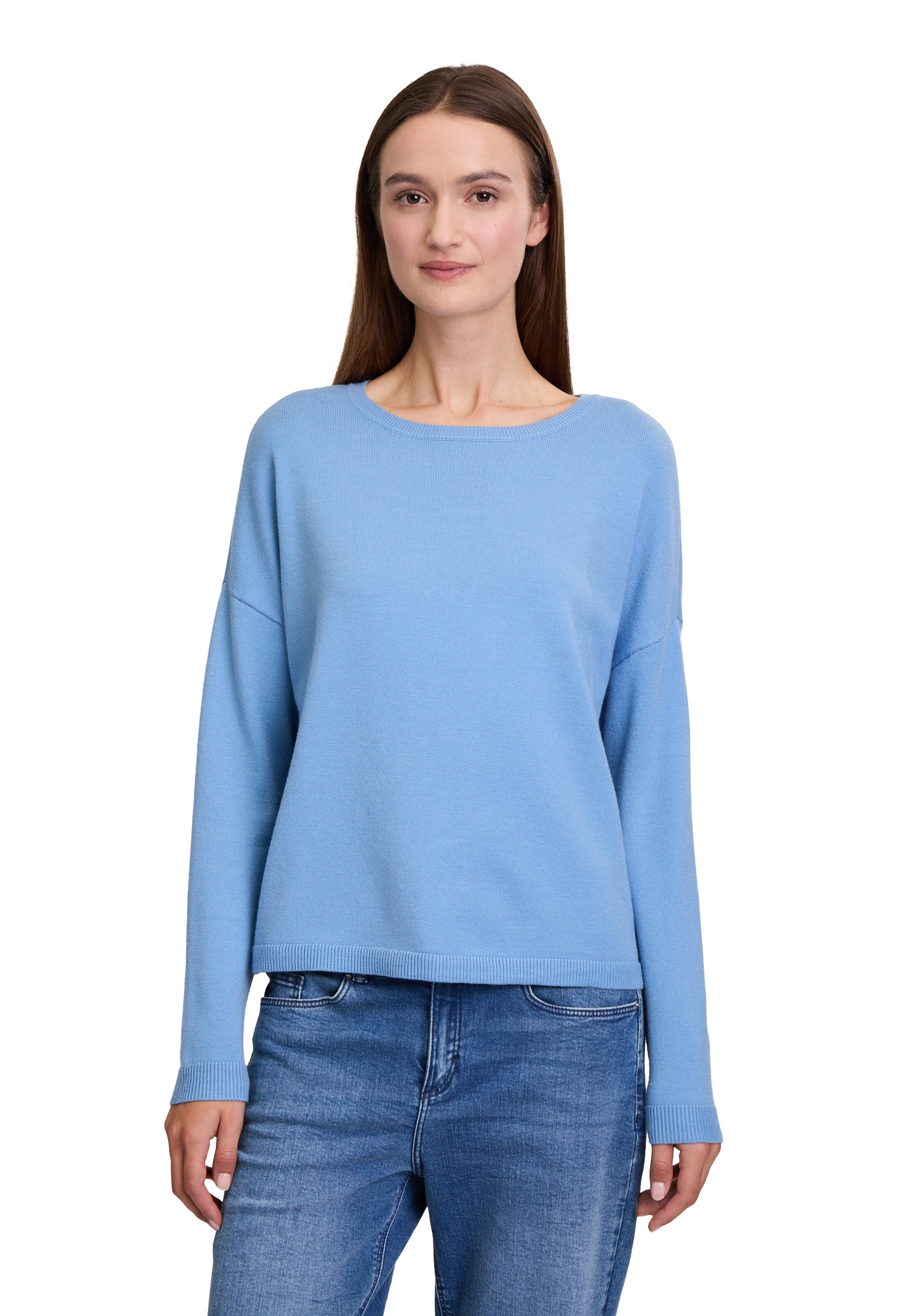 Cartoon Strickpullover "Cartoon Damen Strickpullover mit Rundhalsausschnitt günstig online kaufen