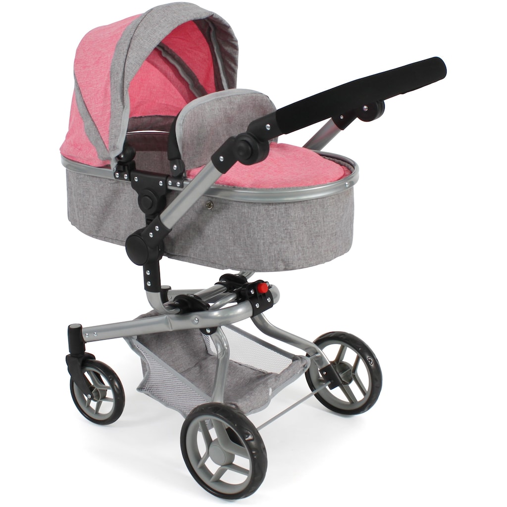 CHIC2000 Kombi-Puppenwagen »Yolo, Melange Pink«