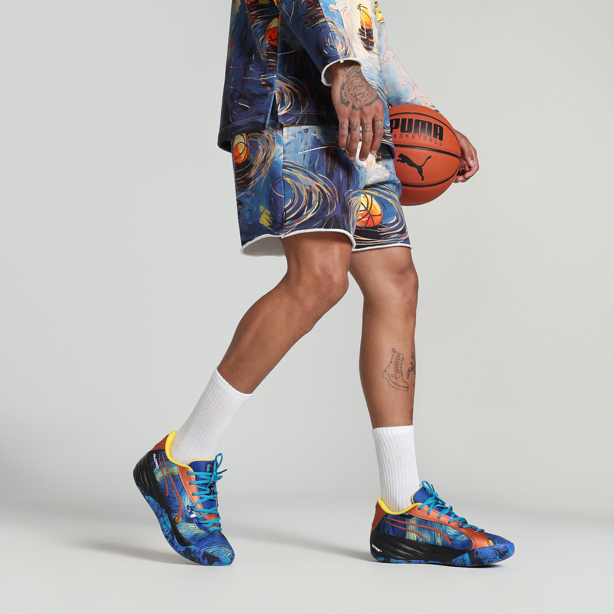 PUMA Shorts »Dylan Exhibit Terry Basketballshorts Herren«