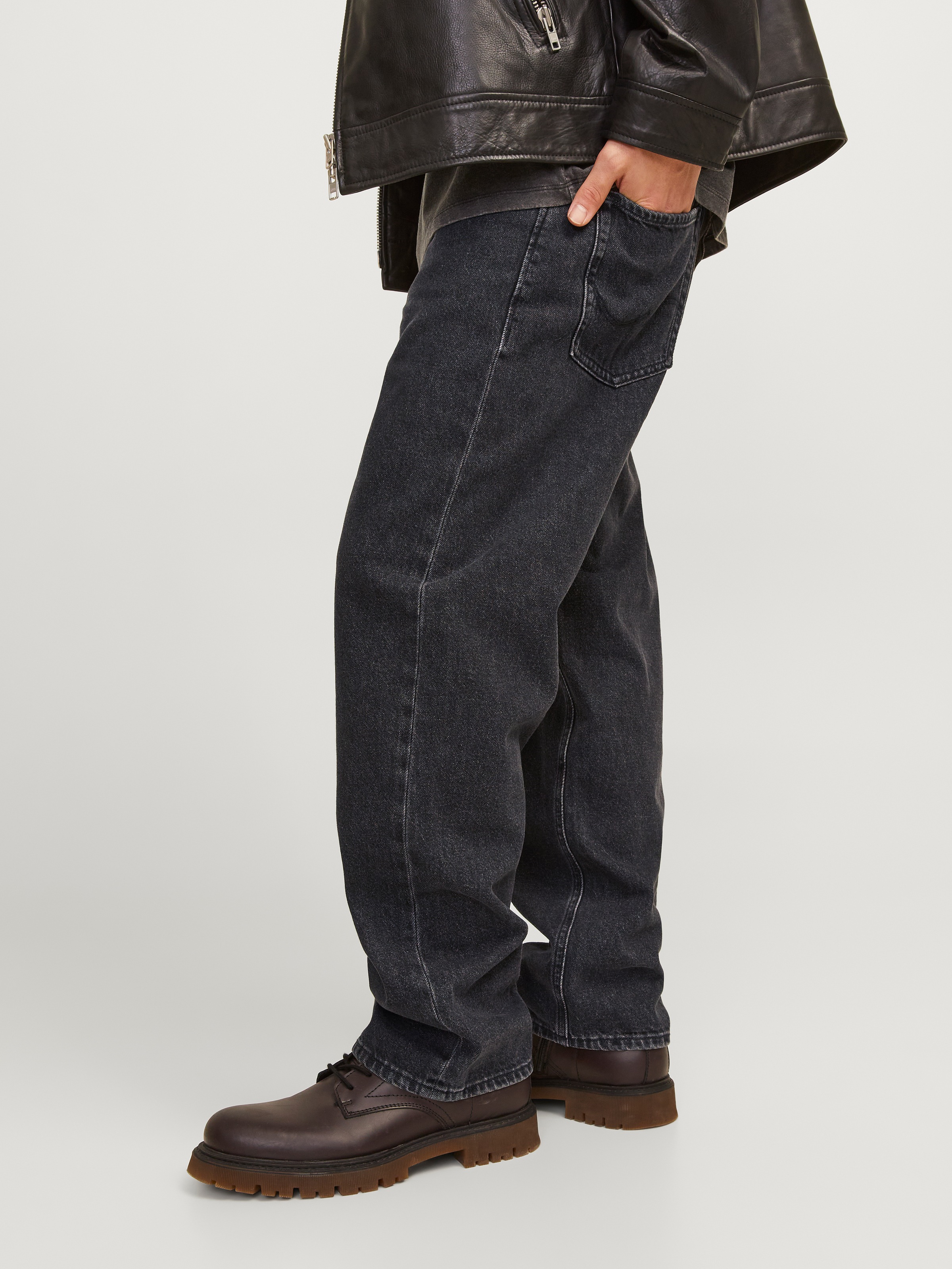 Jack & Jones Relax-fit-Jeans "JJIEDDIE mit hoher Taille und lockerer Passfo günstig online kaufen