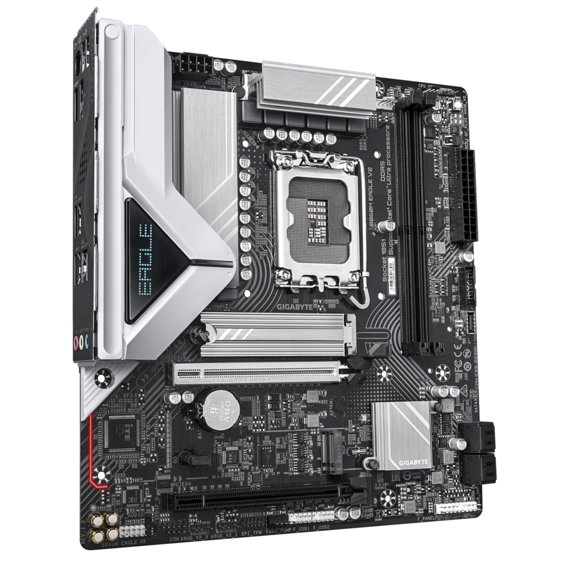 Gigabyte Mainboard »B860M EAGLE V2 Mainboard – Intel Core Ultra Serie Prozessoren, 6+1+2 P«