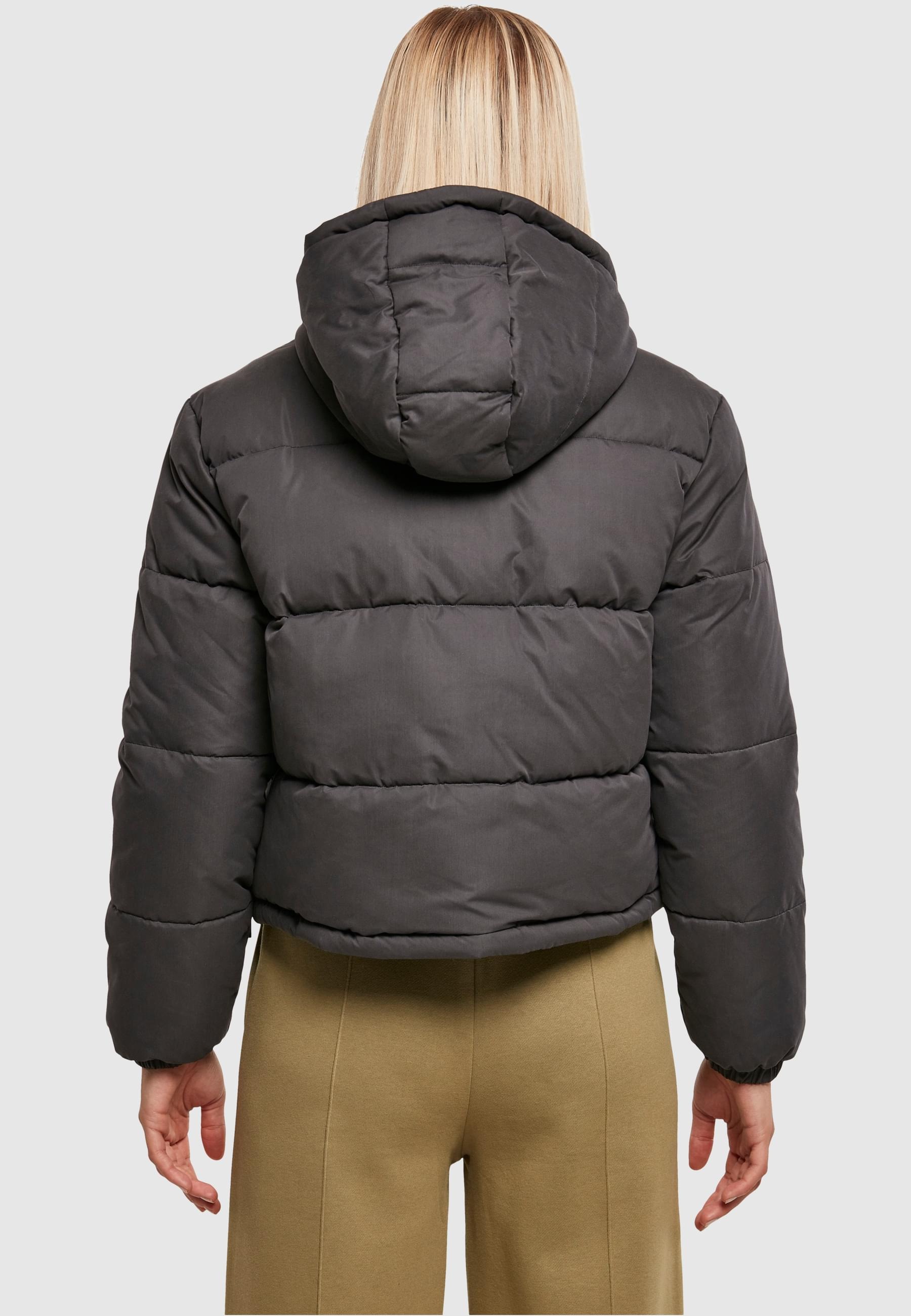 URBAN CLASSICS Winterjacke »Urban Classics Damen Ladies Puffer Pull Over Jacket«, (1 St.), mit Kapuze