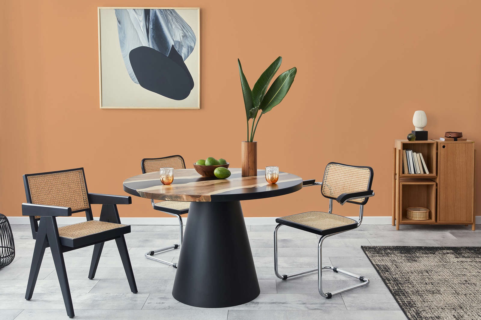 A.S. Création Wandfarbe »Premium Innenwandfarbe PURO Tuchmatt dusty orange« ideal für Wohnzimmer, Schlafzimmer, Flur und Küche, Farbwelt Orange