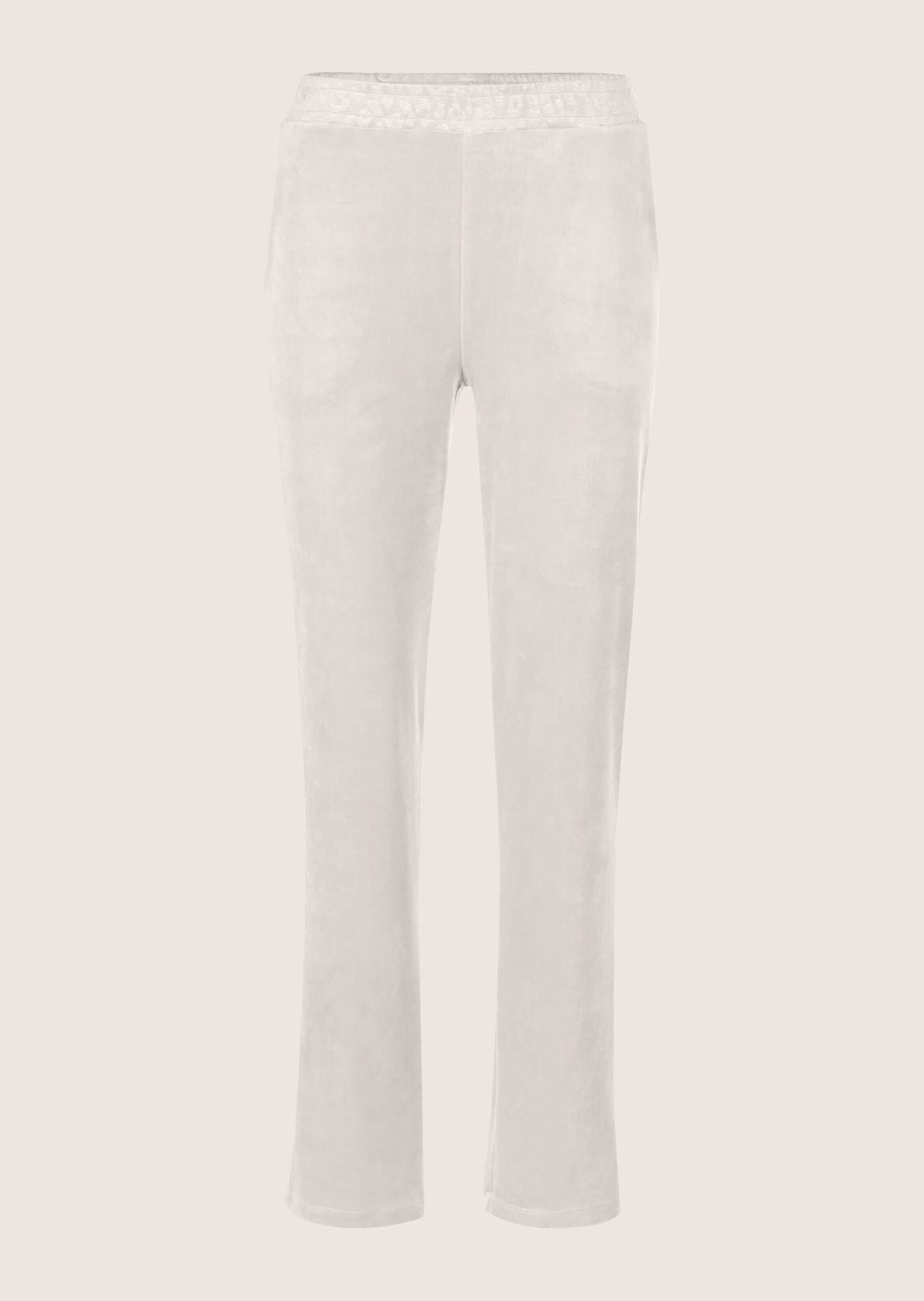 MADELEINE Schlupfhose "Sweathose Elegante Hose mit Leo-Print"