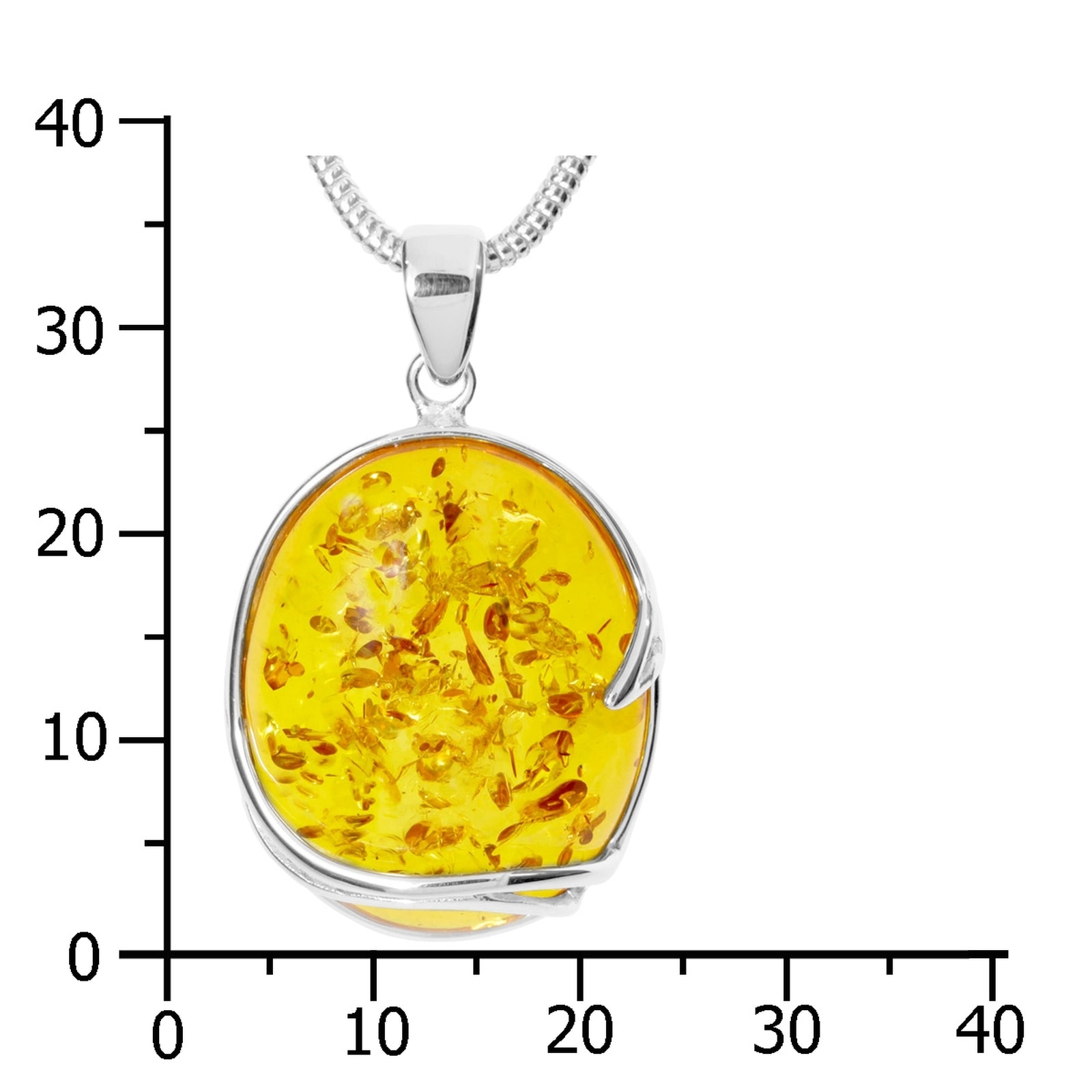 OSTSEE-SCHMUCK Kette mit Anhänger »Ostsee-Schmuck Kette mit Anhänger Lotte Kette mit Anhänger Lotte«, (2 tlg.)