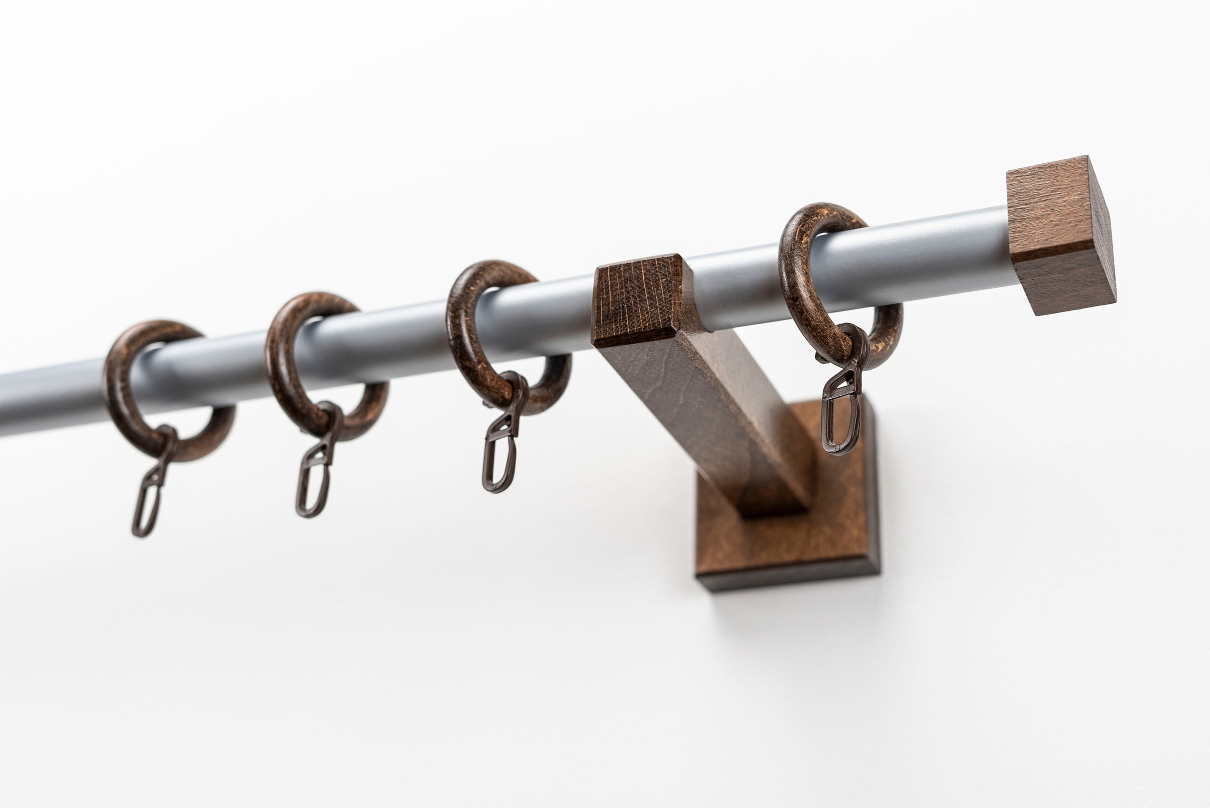 GARESA Gardinenstange "CUBUS" Ø 20 mm 1 läufig-läufig Wunschmaßlänge;Träger günstig online kaufen