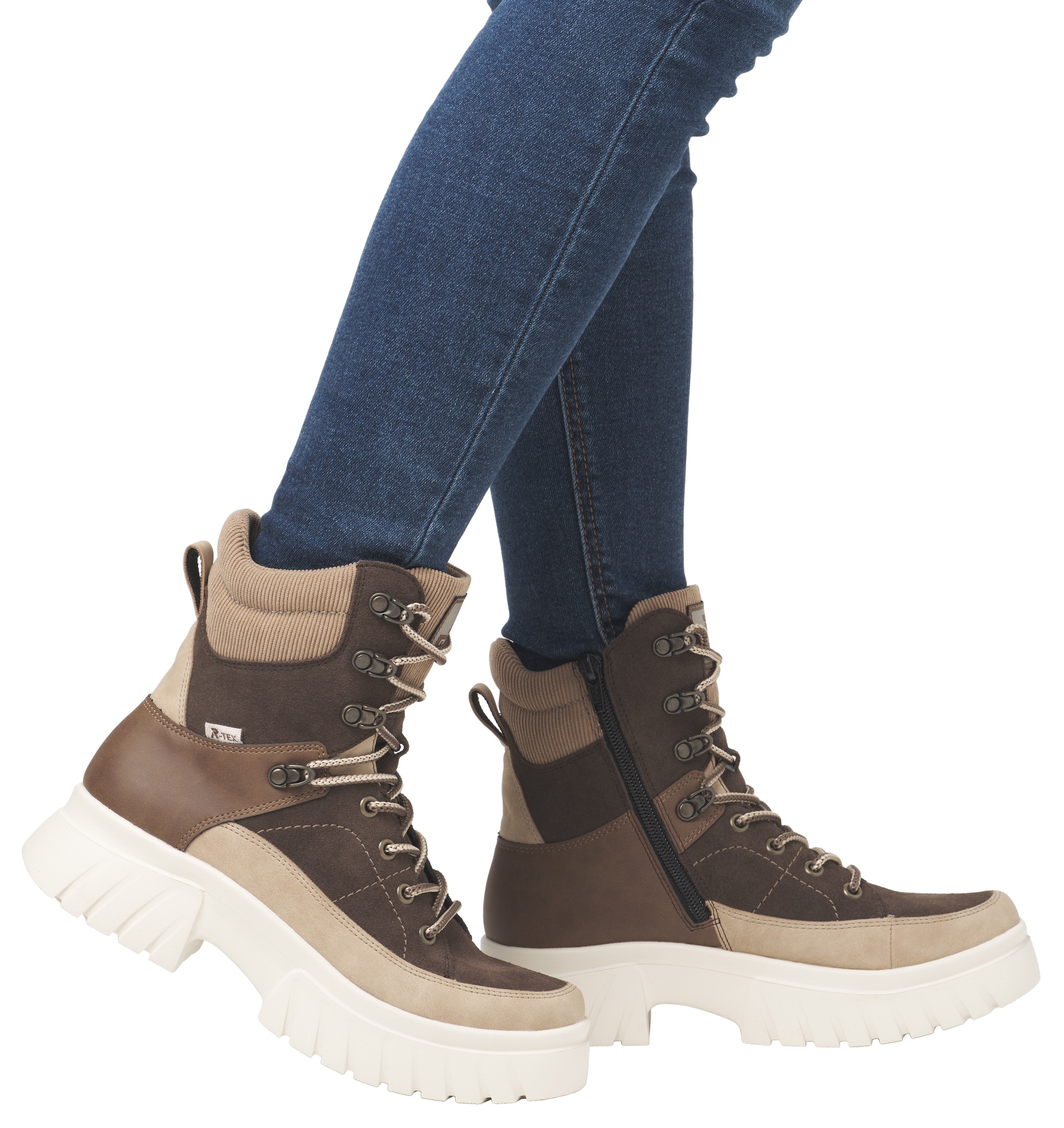 Rieker EVOLUTION Schnürboots, Outdoorboots, Winterboots mit wasserabweisender R-TEX-Membran