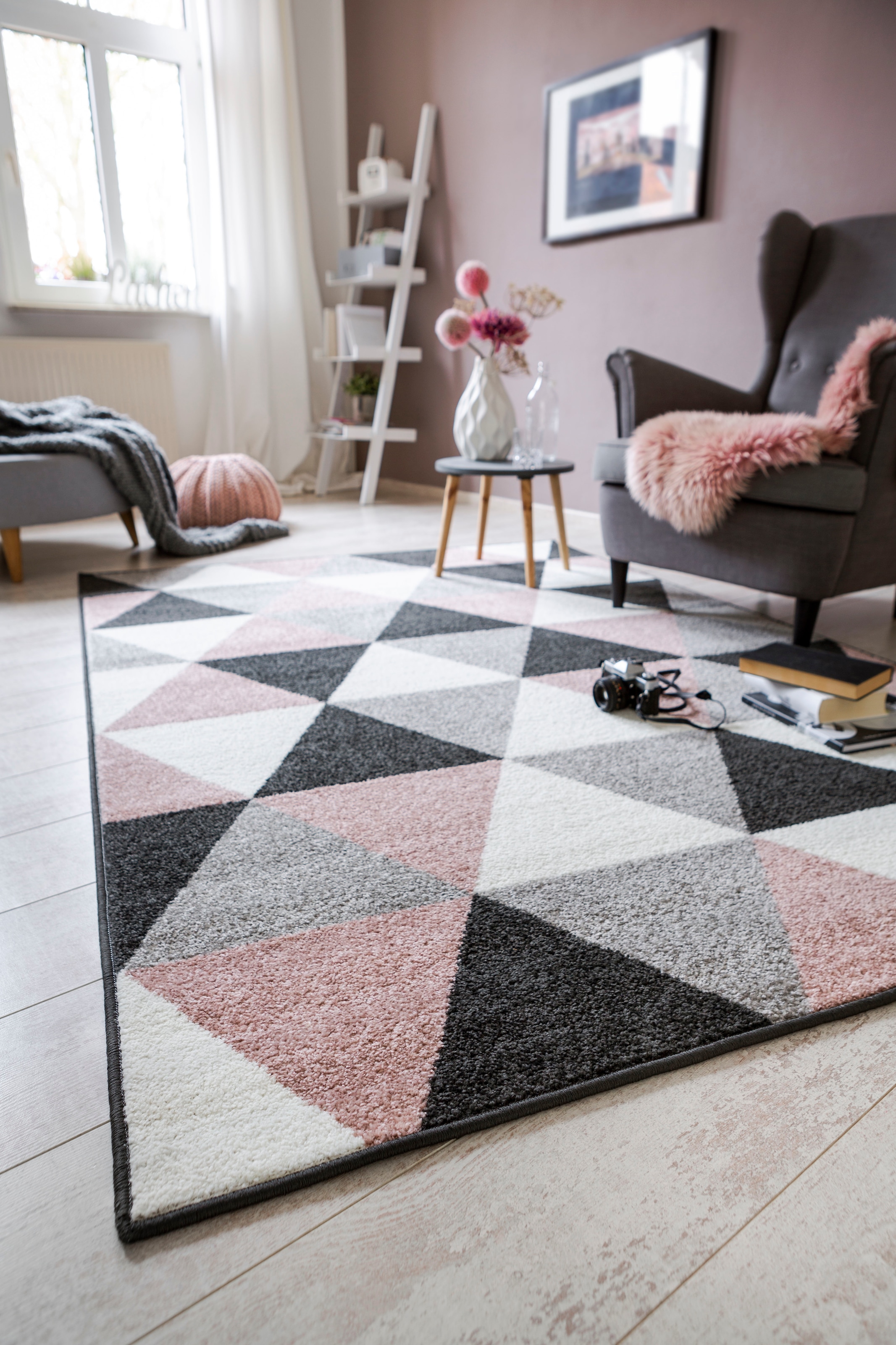 Andiamo Teppich »Salamanca«, rechteckig, 7 mm Höhe, Kurzflor, Wohnzimmer
