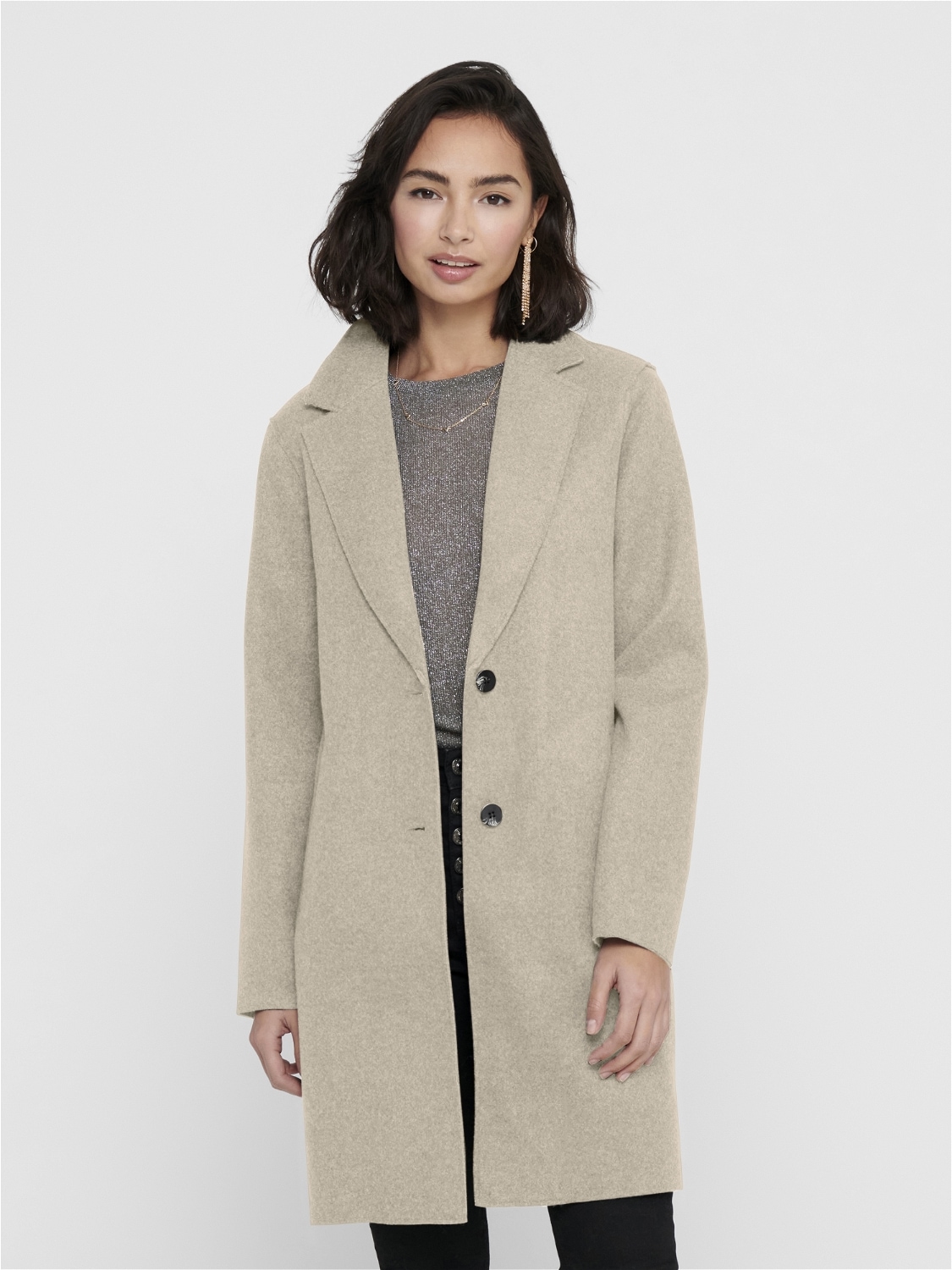 ONLY Langmantel "ONLCARRIE BONDED COAT OTW NOOS" Polyester, lässig weit günstig online kaufen