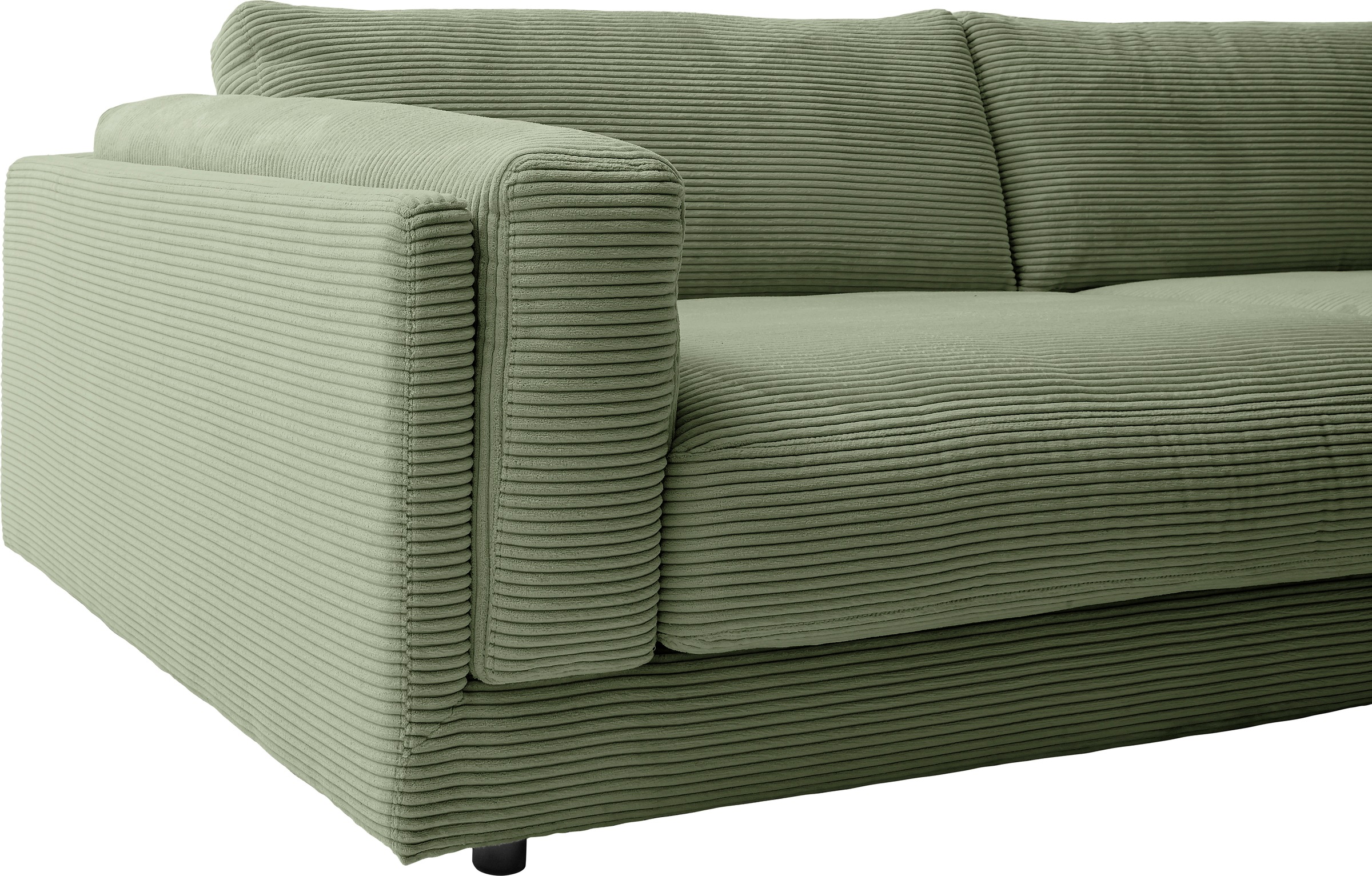 3C Candy Big-Sofa »Karalis mit extra großer Sitztiefe, elegantes Mega Sofa zum Relaxen,«, auch in Cord- oder Leder-Bezug, lose Kissen, loungige Bequemlichkeit