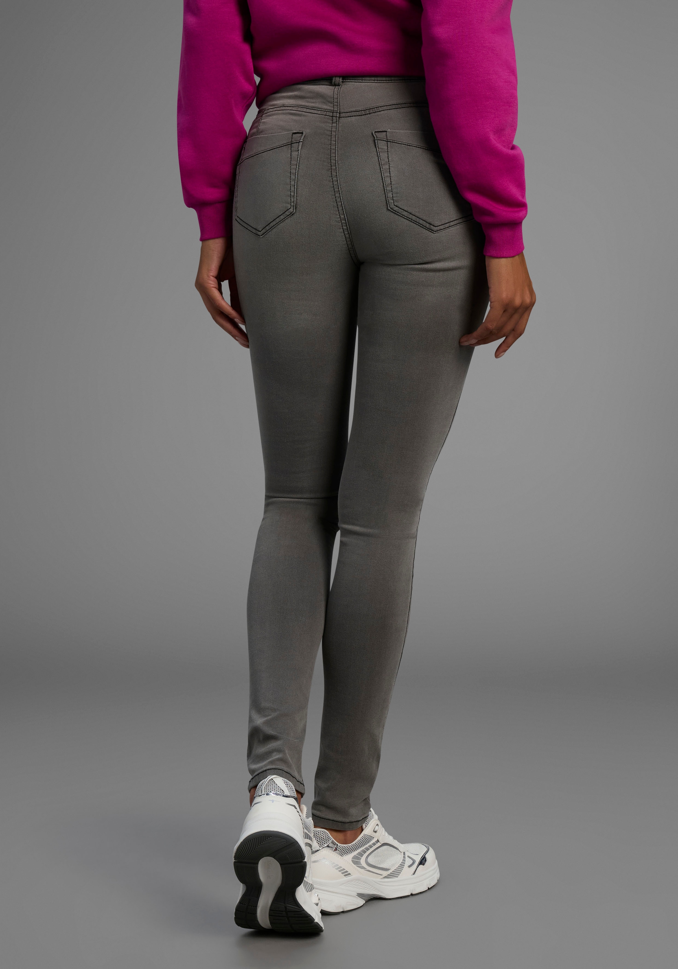 Arizona Skinny-fit-Jeans »Ultra Stretch«, skinny-fit, betonte Taille, shaping-Effekt, high Waist