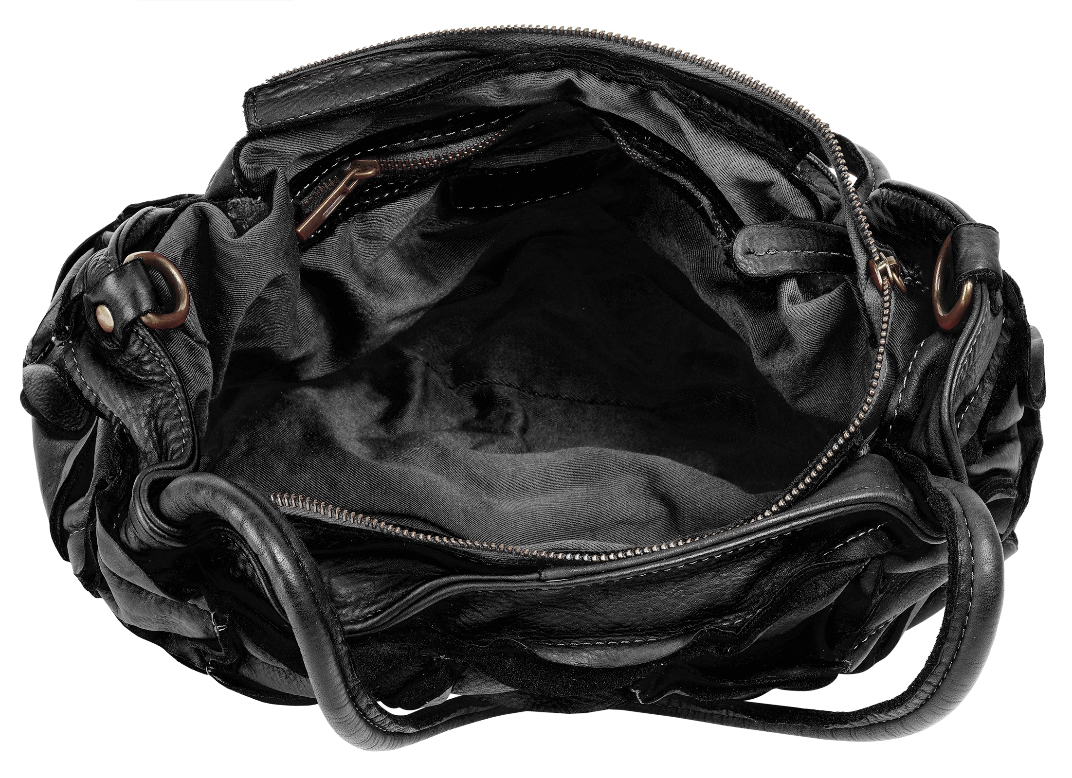 Samantha Look Shopper, echt Leder, Made in Italy