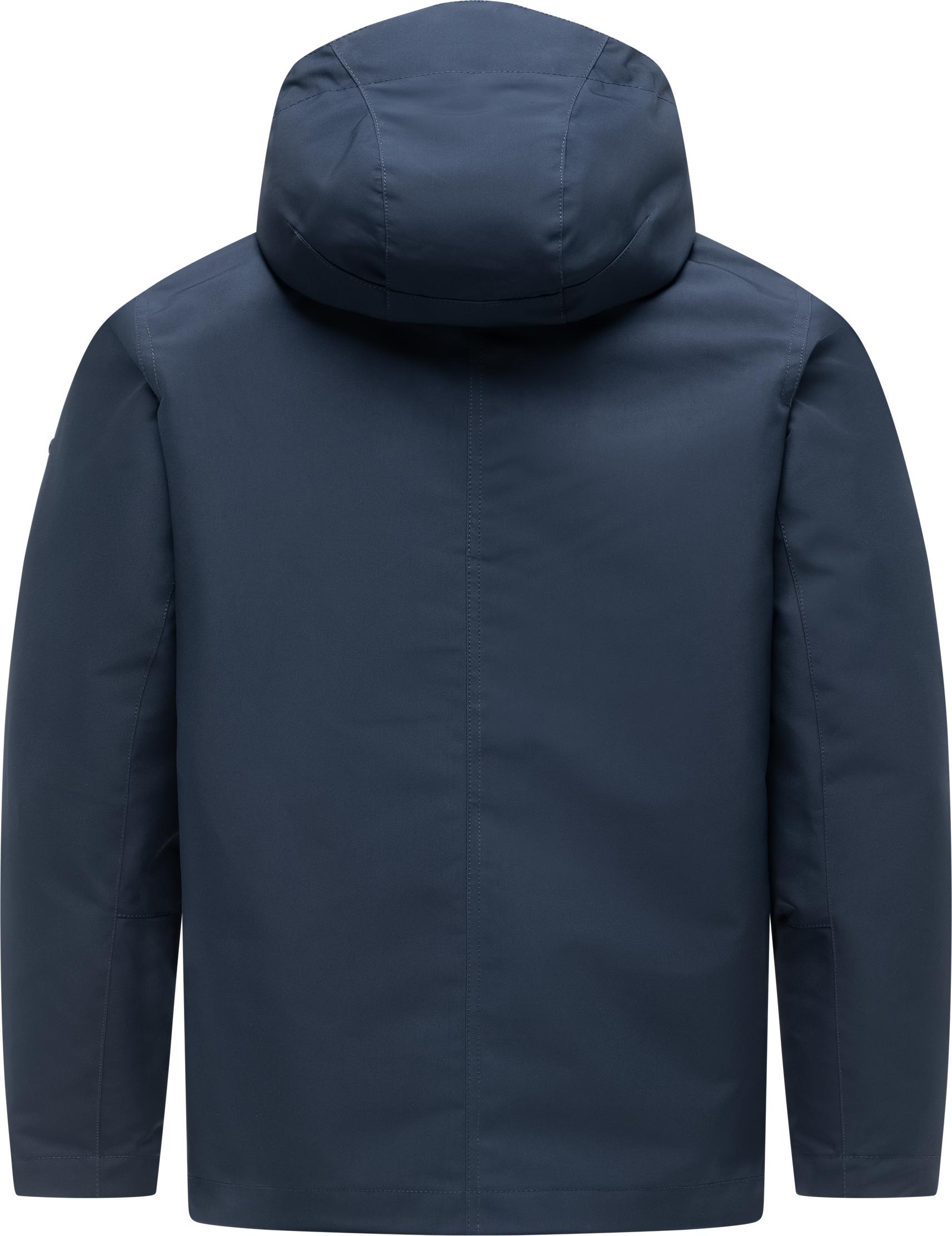 Funktionsjacke RAGWEAR "Mr Them Light YOUMODO", Herren, Gr. S (48), blau, Obermaterial: 80% Polyester, 20% Nylon; Innenfutter: 100% Polyester, gerade hüftbedeckend, hoch geschlossener Ausschnitt, Ärmel ohne Ärmelschlitz abgesteppte Kante mit Windstopper,m 2