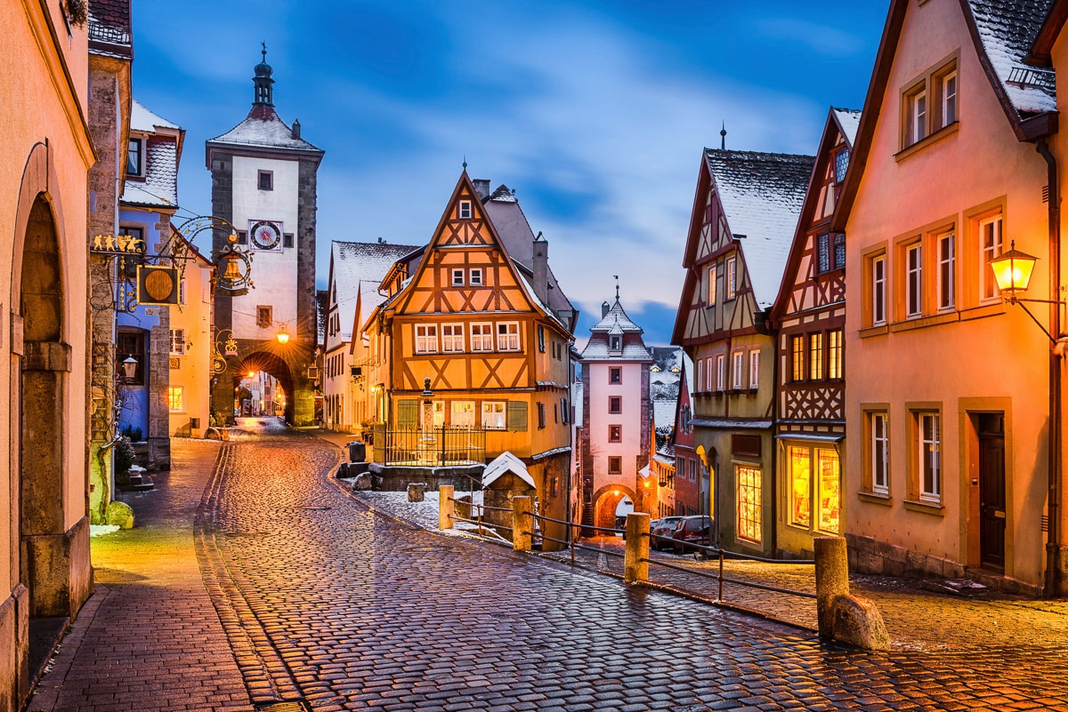 Papermoon Fototapete "Rothenburg ob der Tauber"
