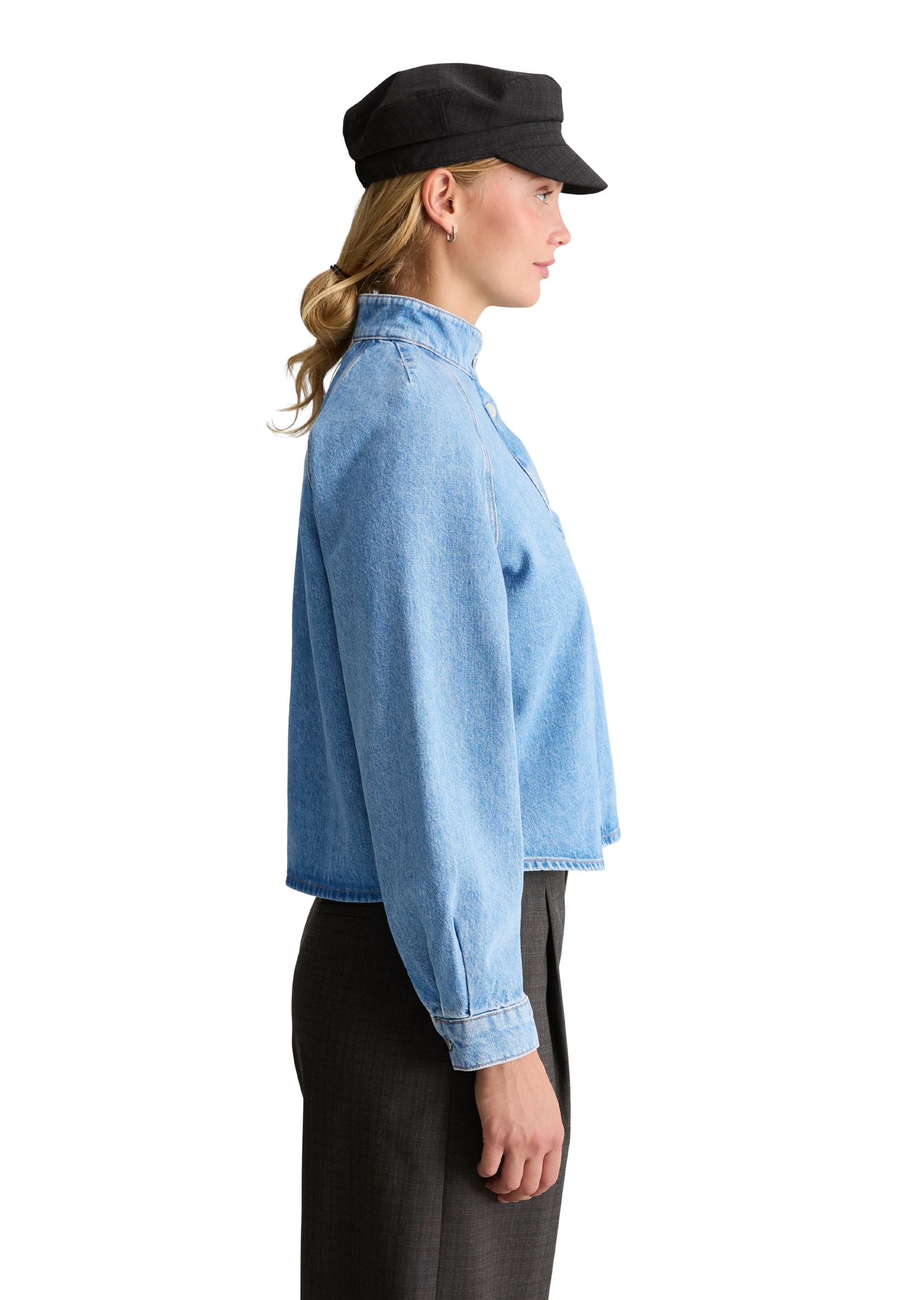 Marc O'Polo DENIM Jeansbluse »aus reiner Bio-Baumwolle«