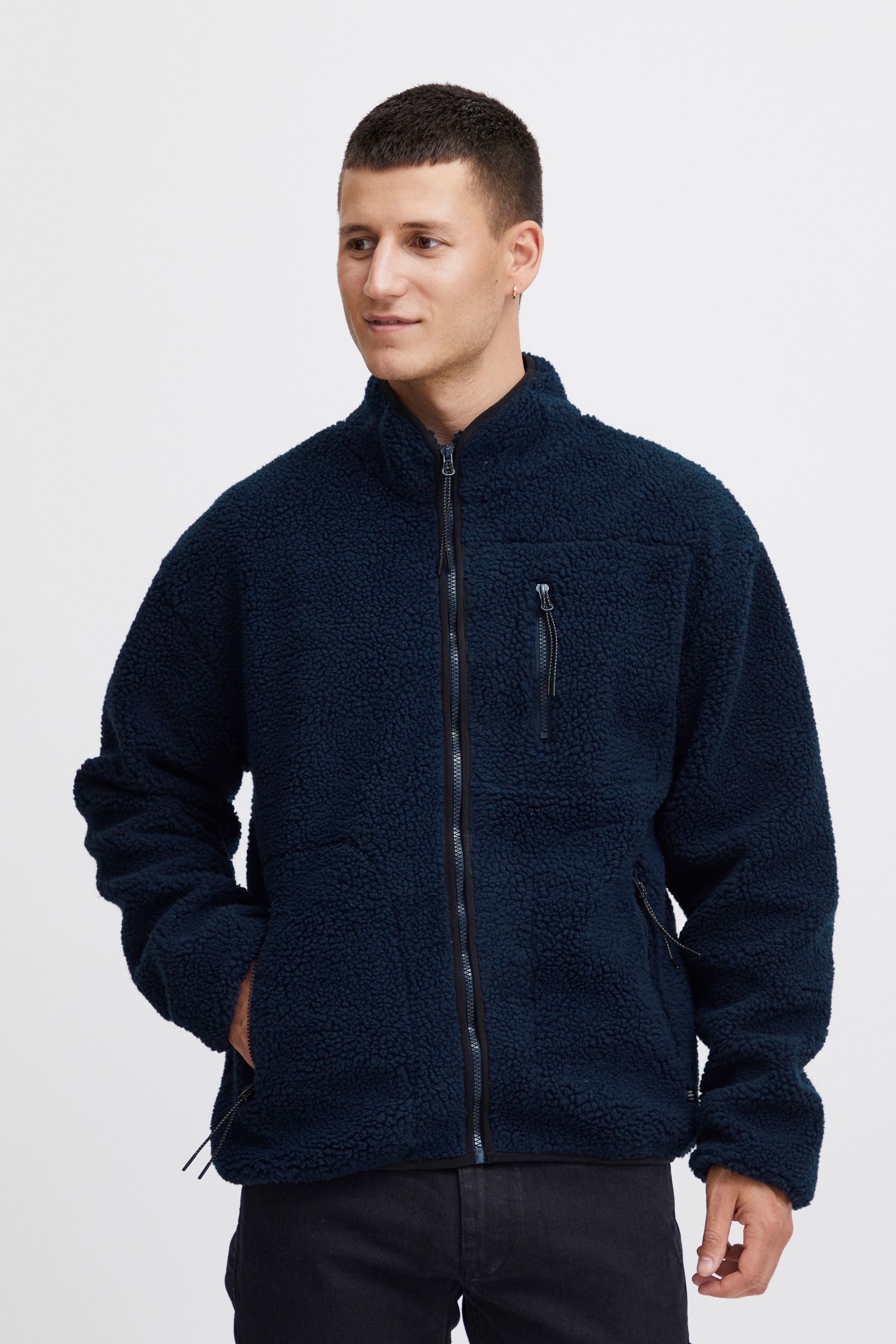 Blend Kapuzensweatjacke "BHSweatshirt", Gemütliche Teddy-Jacke günstig online kaufen