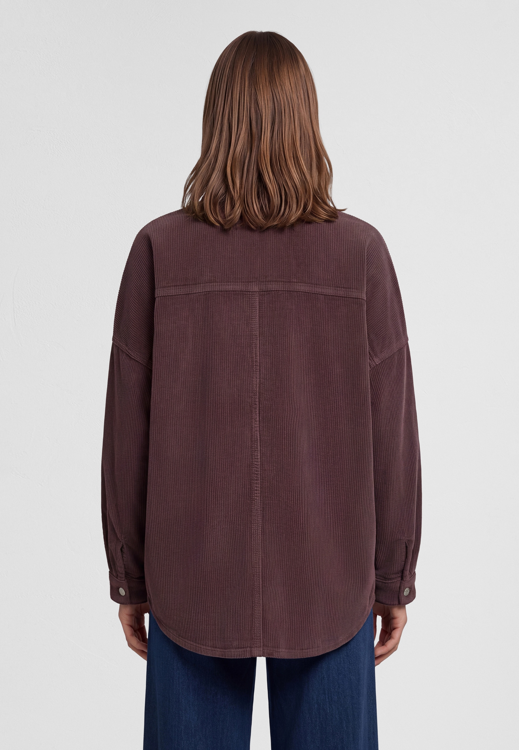 Mavi Langarmbluse »FIONA« Boyfriend Cord Overshirt