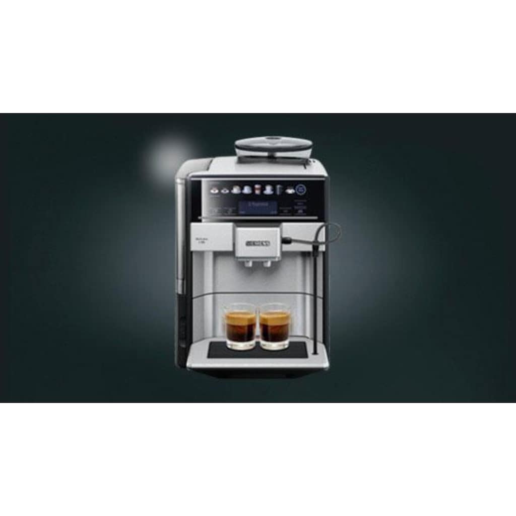 SIEMENS Kaffeevollautomat »EQ.6 plus s700 TE657503DE«, 2 Tassen gleichzeitig, 4 Profile, beleuchtetes Tassenpodest