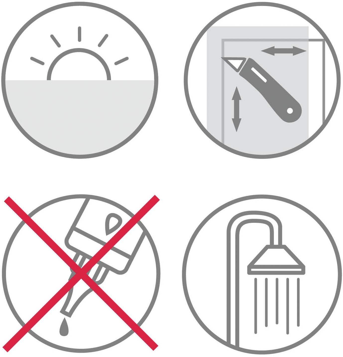 GARDINIA Fensterfolie »Statische Deko-Folie X-Mas Stadt halbtransparent 20 x 150 cm« 1 Stk. halbtransparent statisch haftend