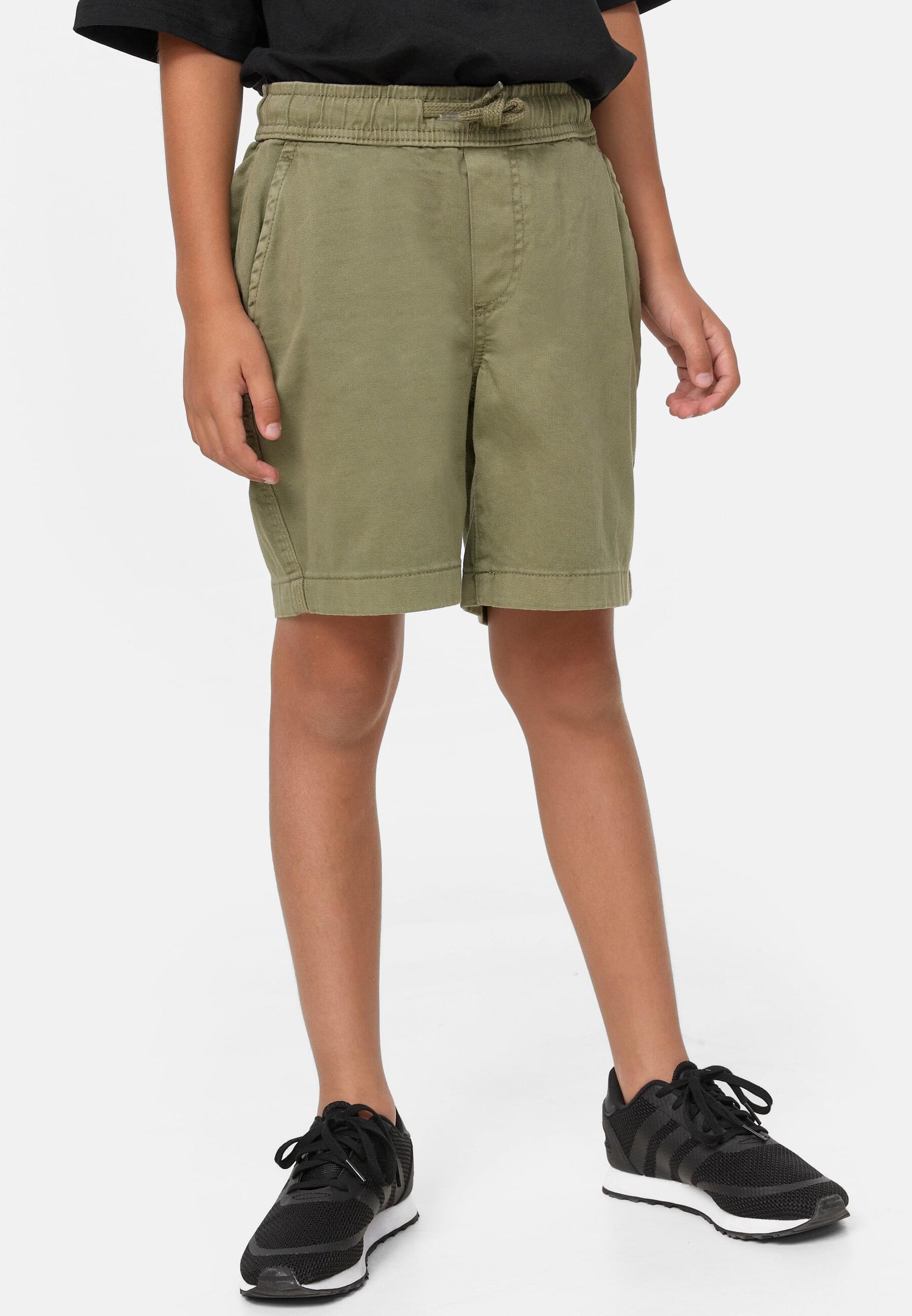 URBAN CLASSICS Stoffhose »Urban Classics Herren Boys Strech Twill Joggshorts«, (1 tlg.)